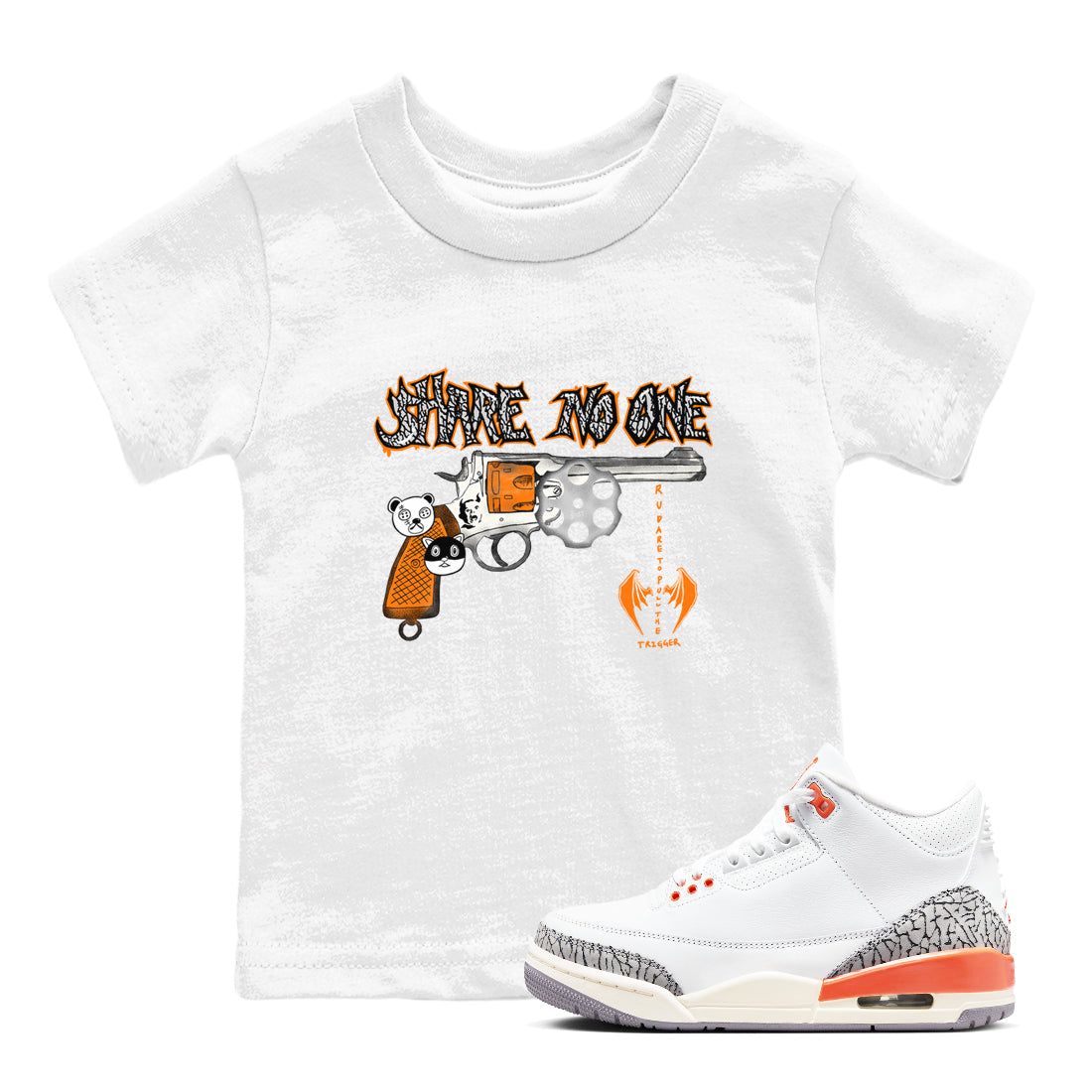 Share No One snkmatch Tees Kids - Air Jordan 3 Georgia Peach