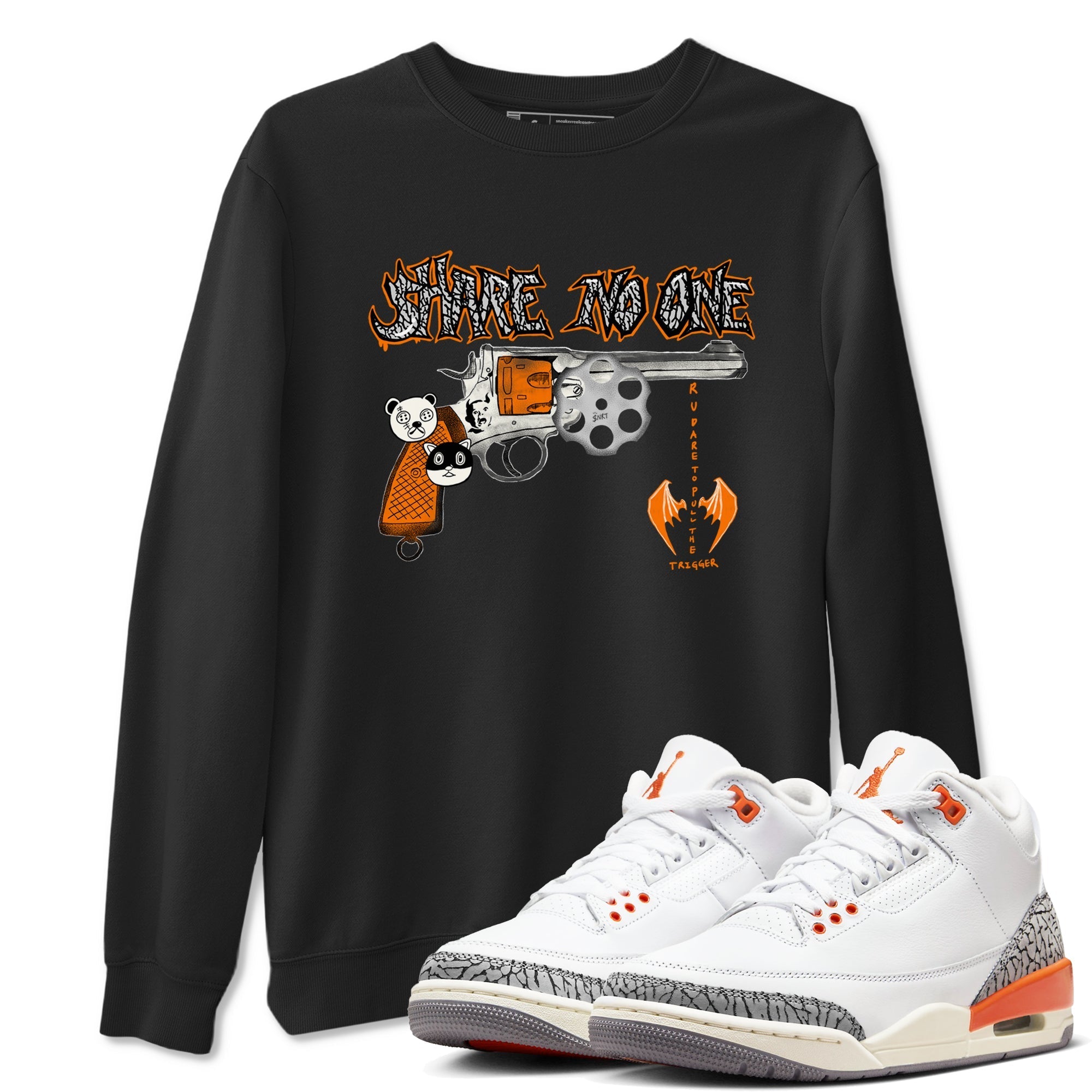 Share No One snkmatch Tees - Air Jordan 3 Georgia Peach