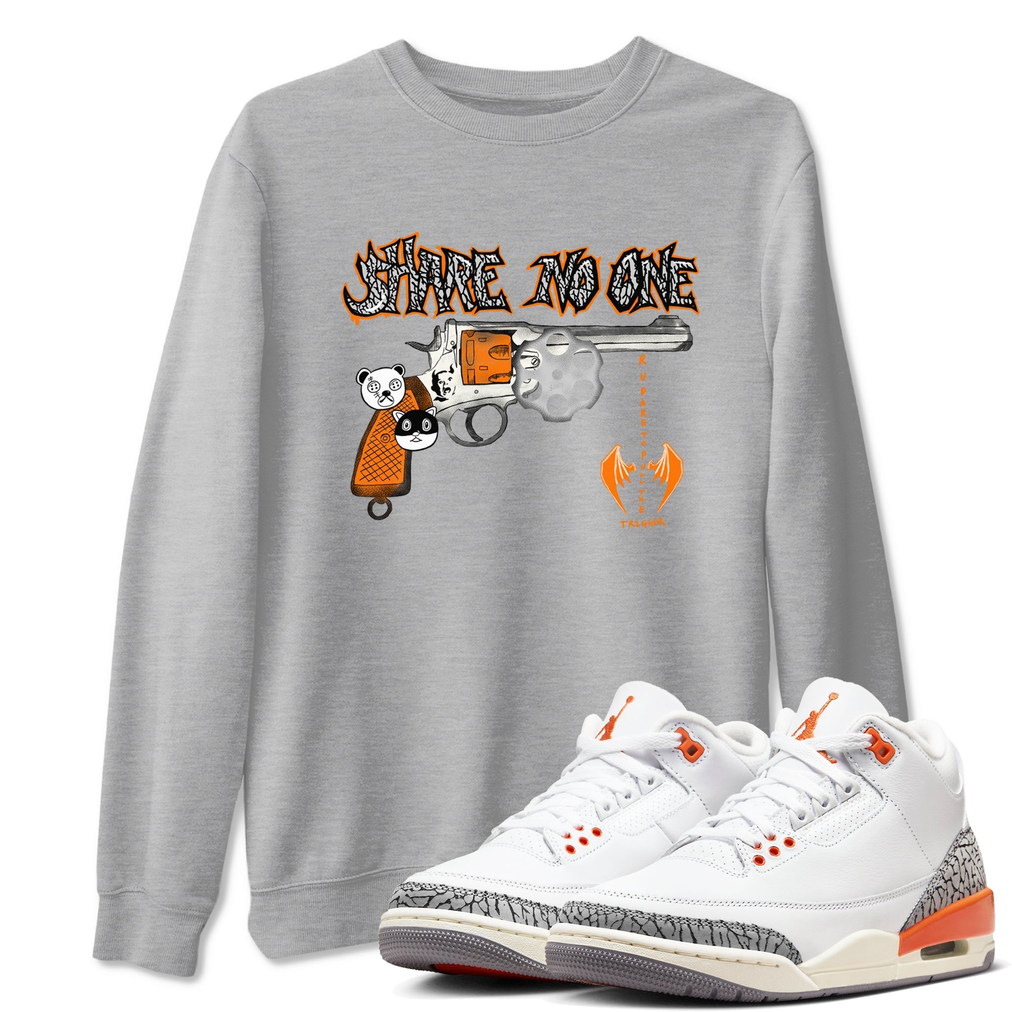 Share No One snkmatch Tees - Air Jordan 3 Georgia Peach