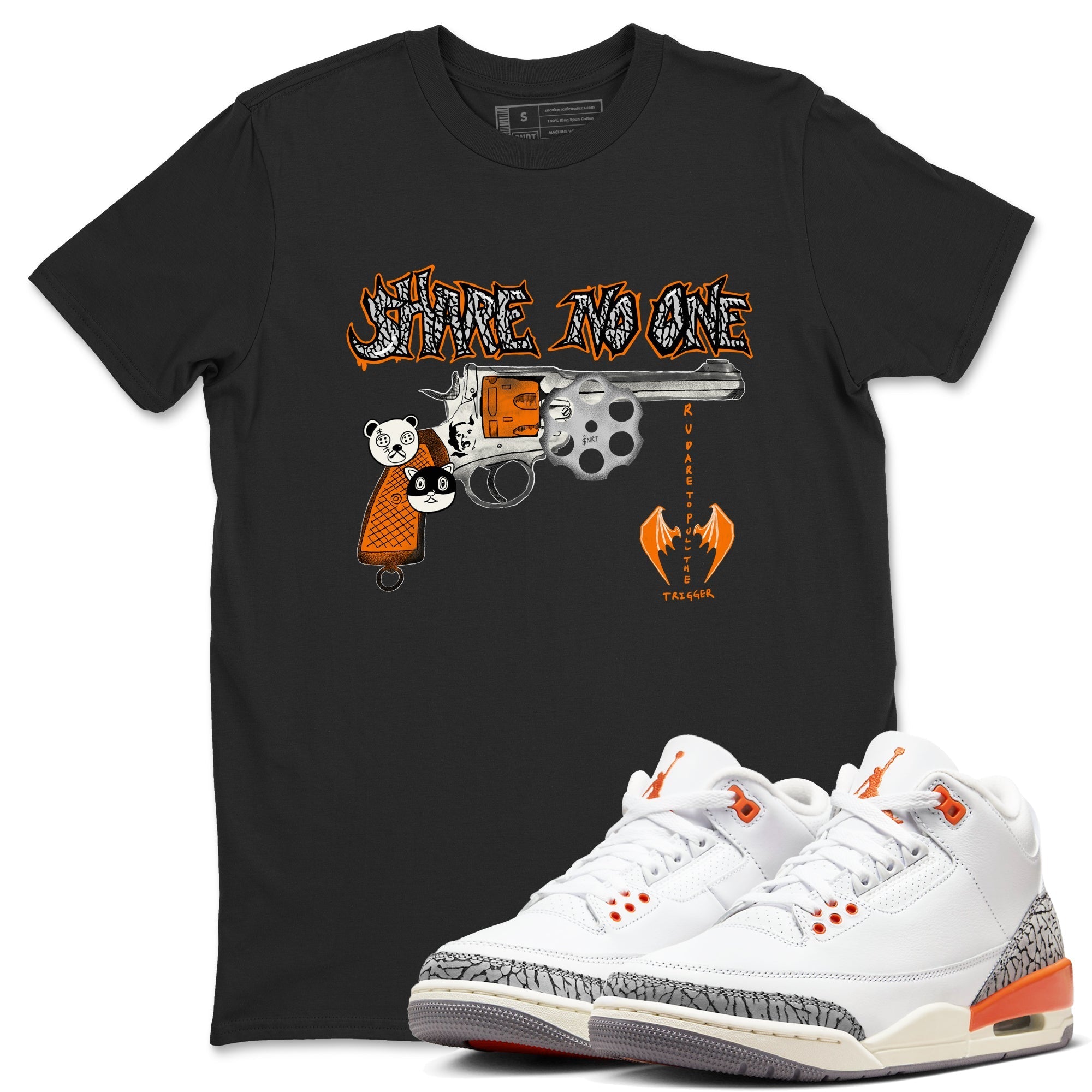 Share No One snkmatch Tees - Air Jordan 3 Georgia Peach