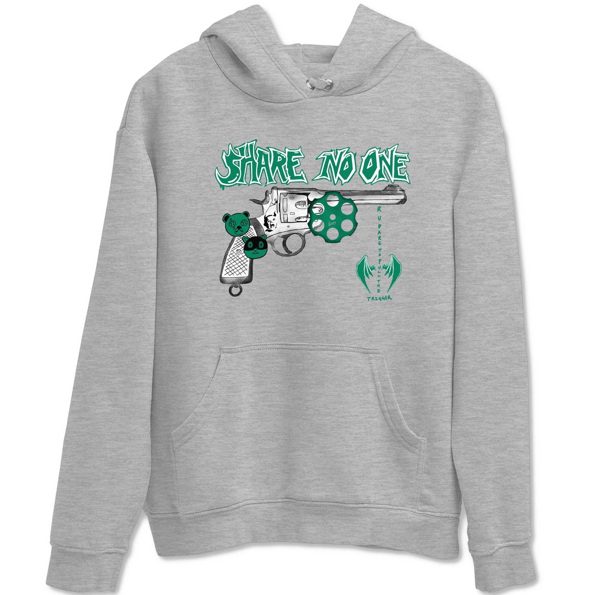 Share No One snkmatch Tees - Air Jordan 4 Oxidized Green