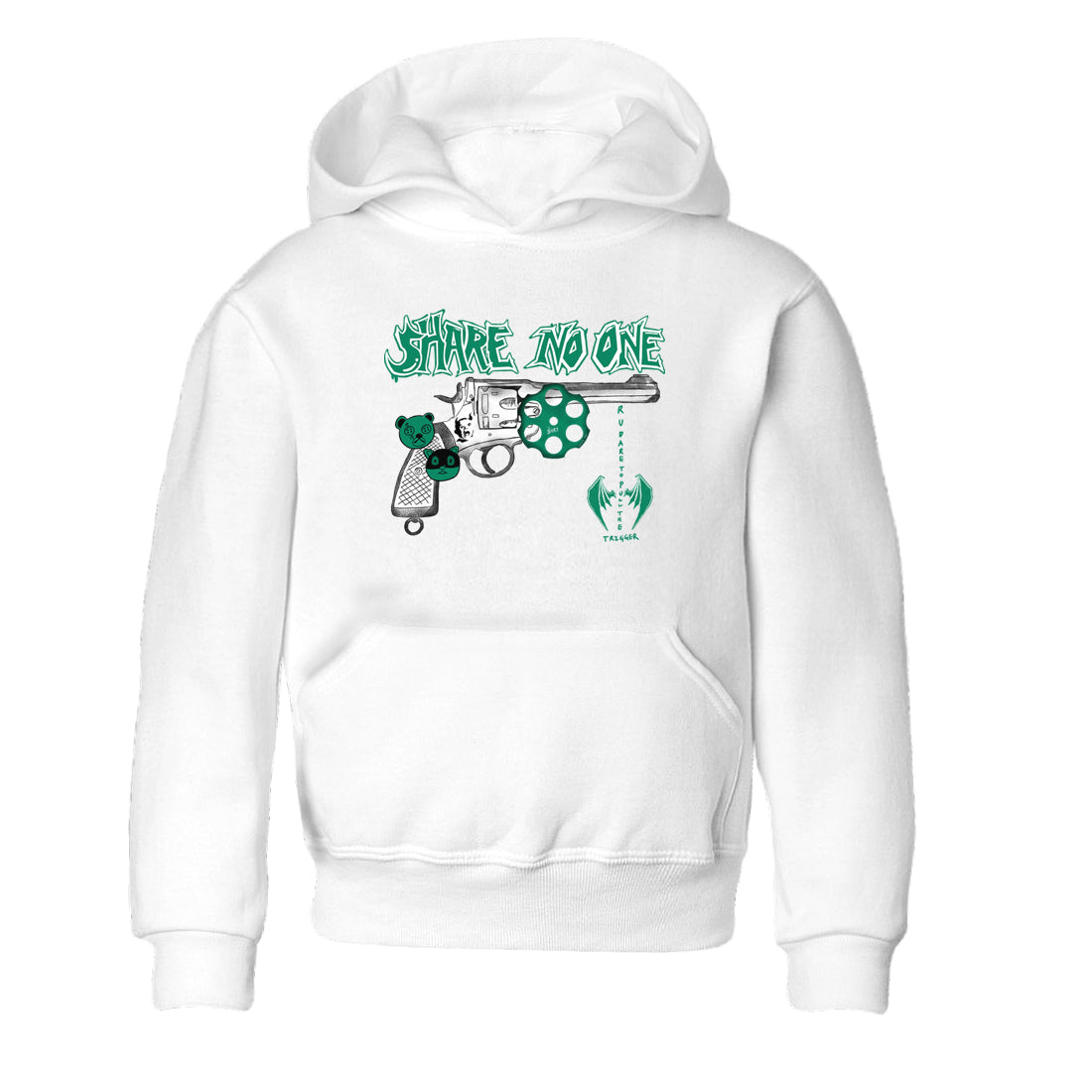 Share No One snkmatch Tees Kids - Air Jordan 4 Oxidized Green