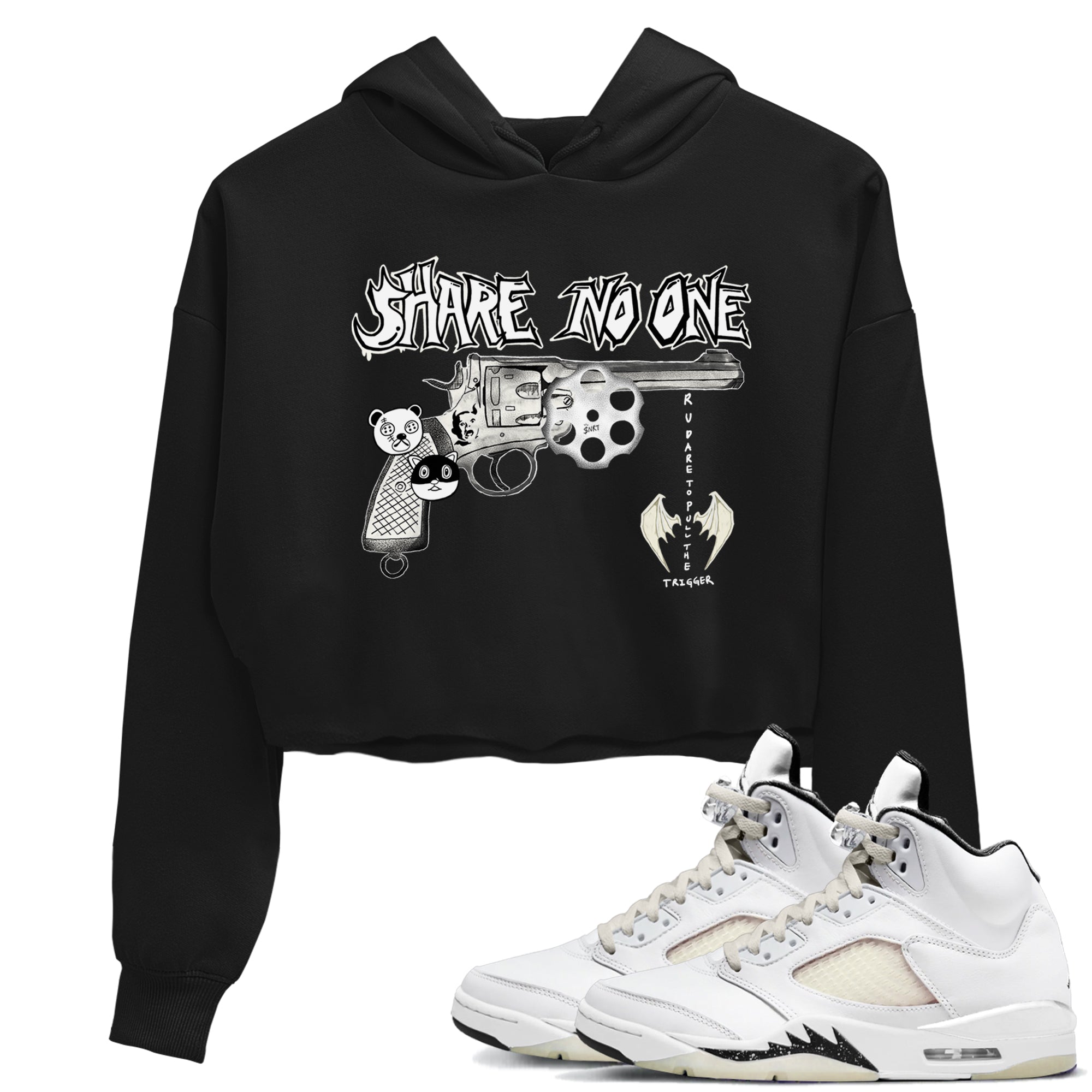 Share No One snkmatch Women's Top - Air Jordan 5 Sail