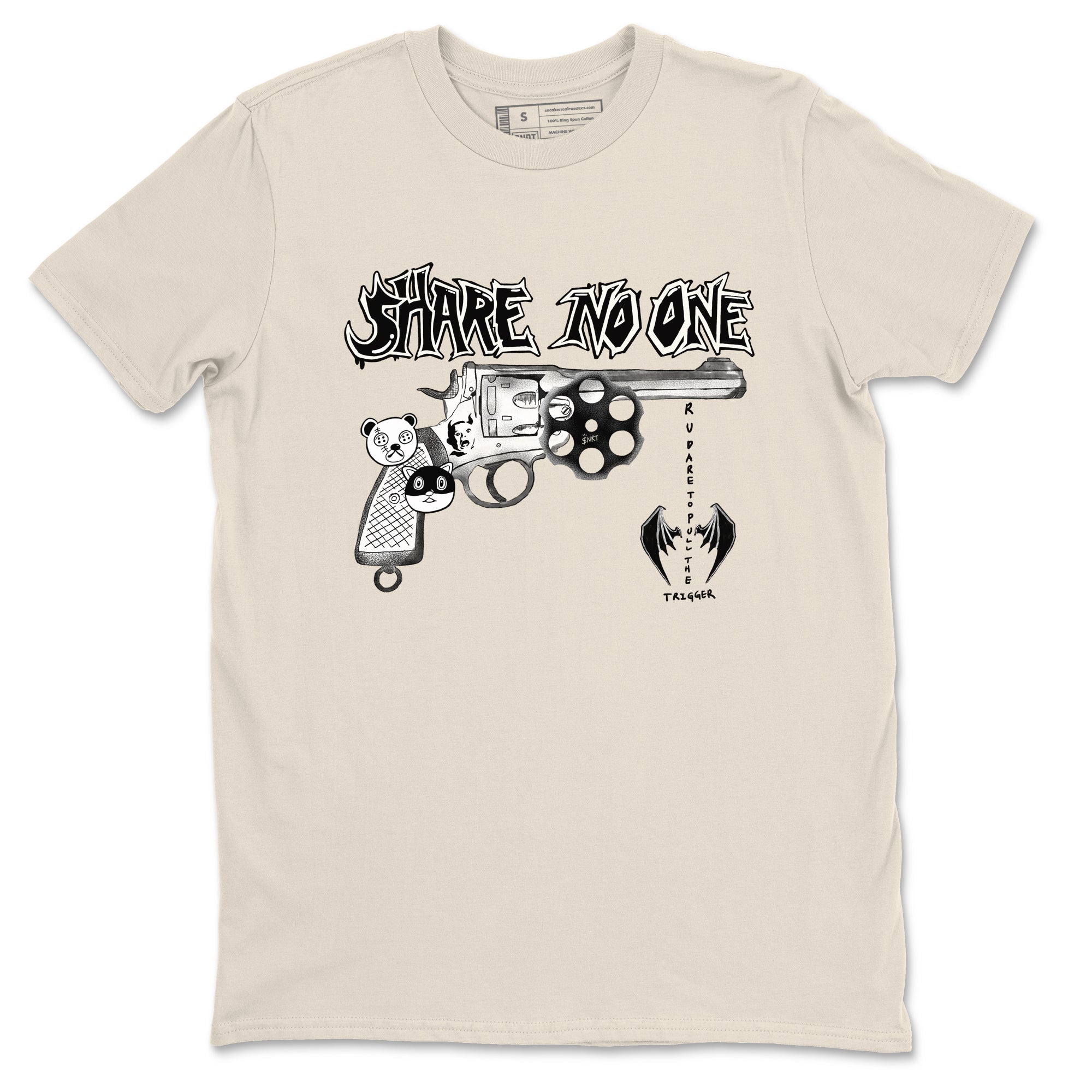 Share No One snkmatch Tees - Air Jordan 5 Sail
