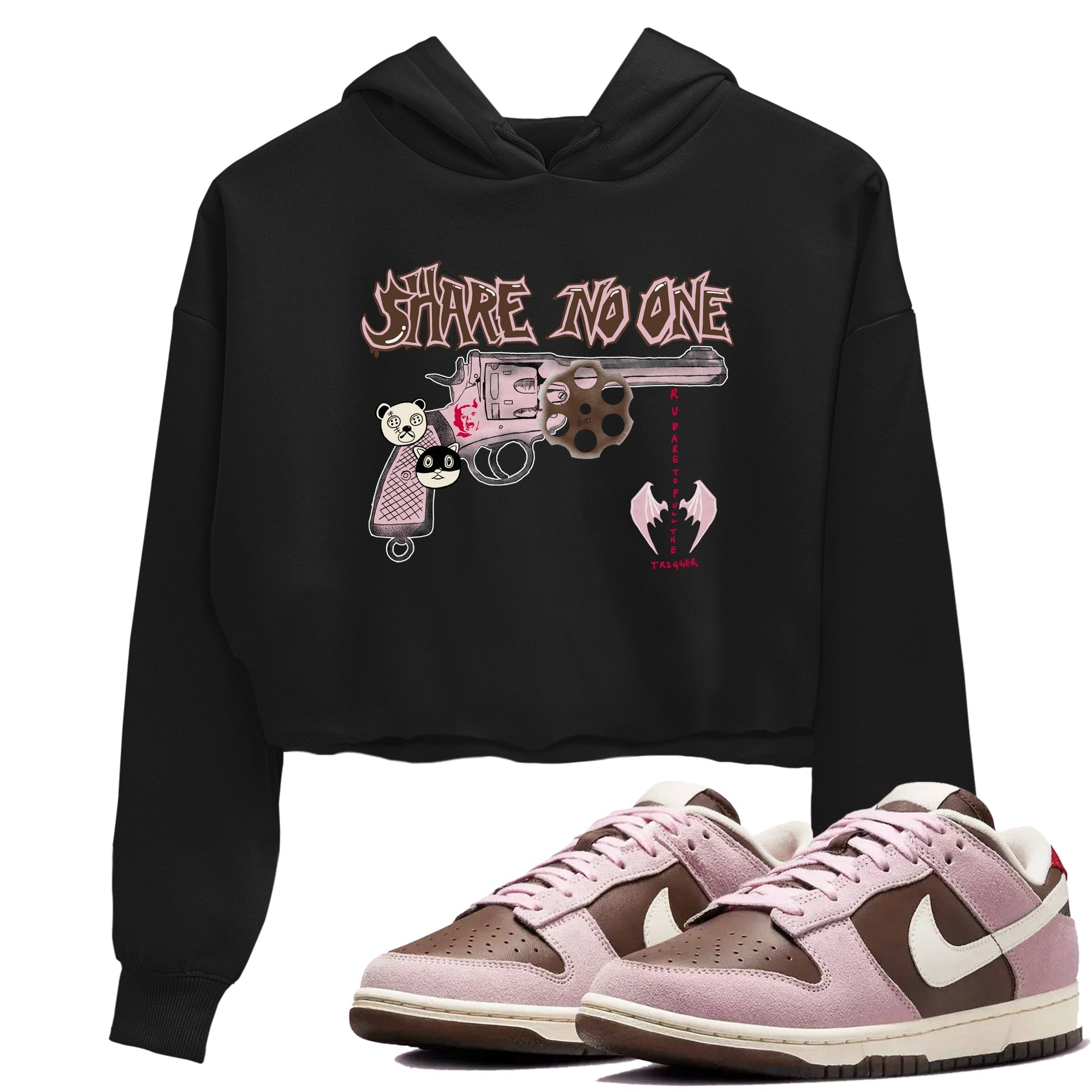 Share No One snkmatch Women's Top - Dunk Cacao Wow And Pink foam