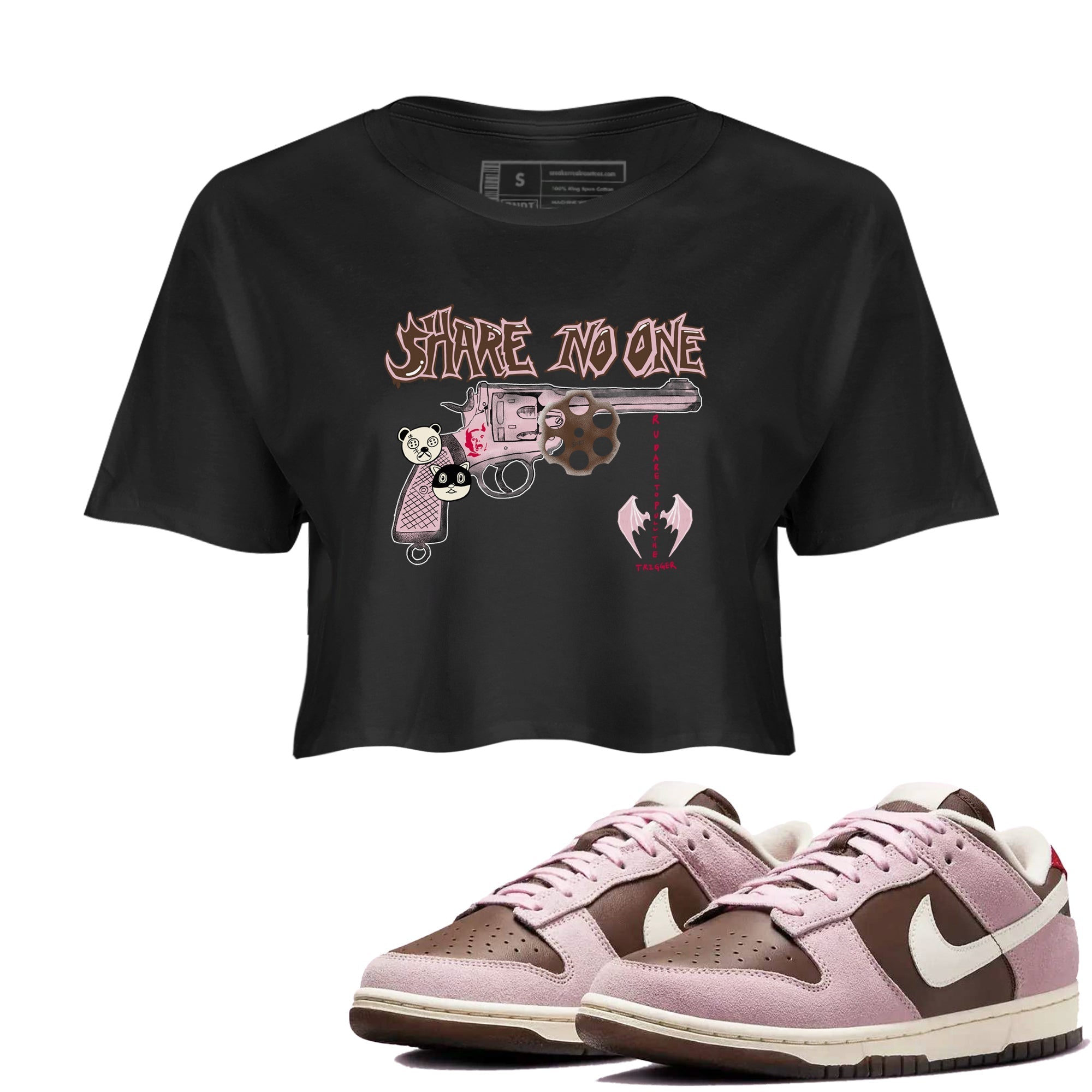 Share No One snkmatch Women's Top - Dunk Cacao Wow And Pink foam