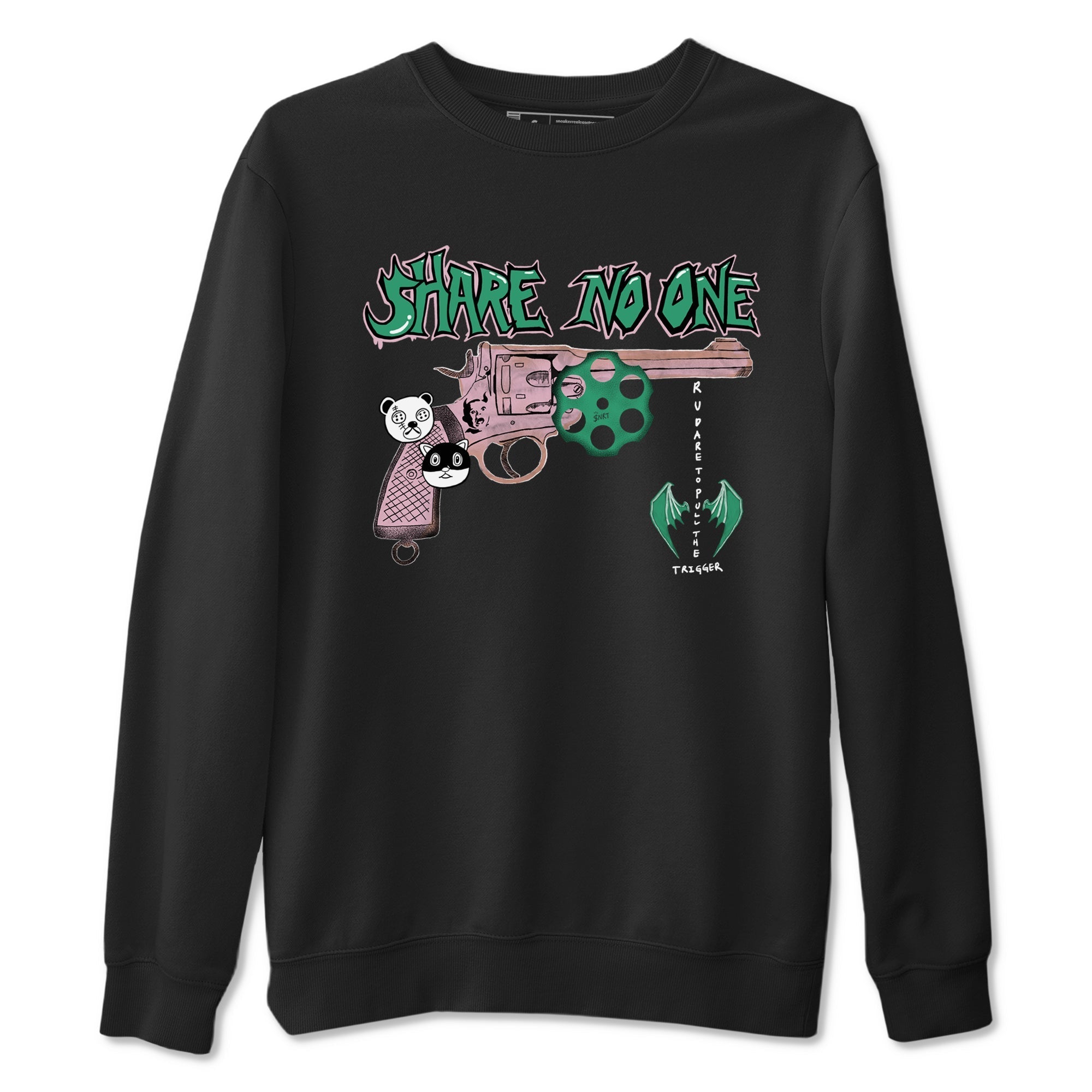 Share No One snkmatch Tees - Dunk Medium Soft Pink Malachite