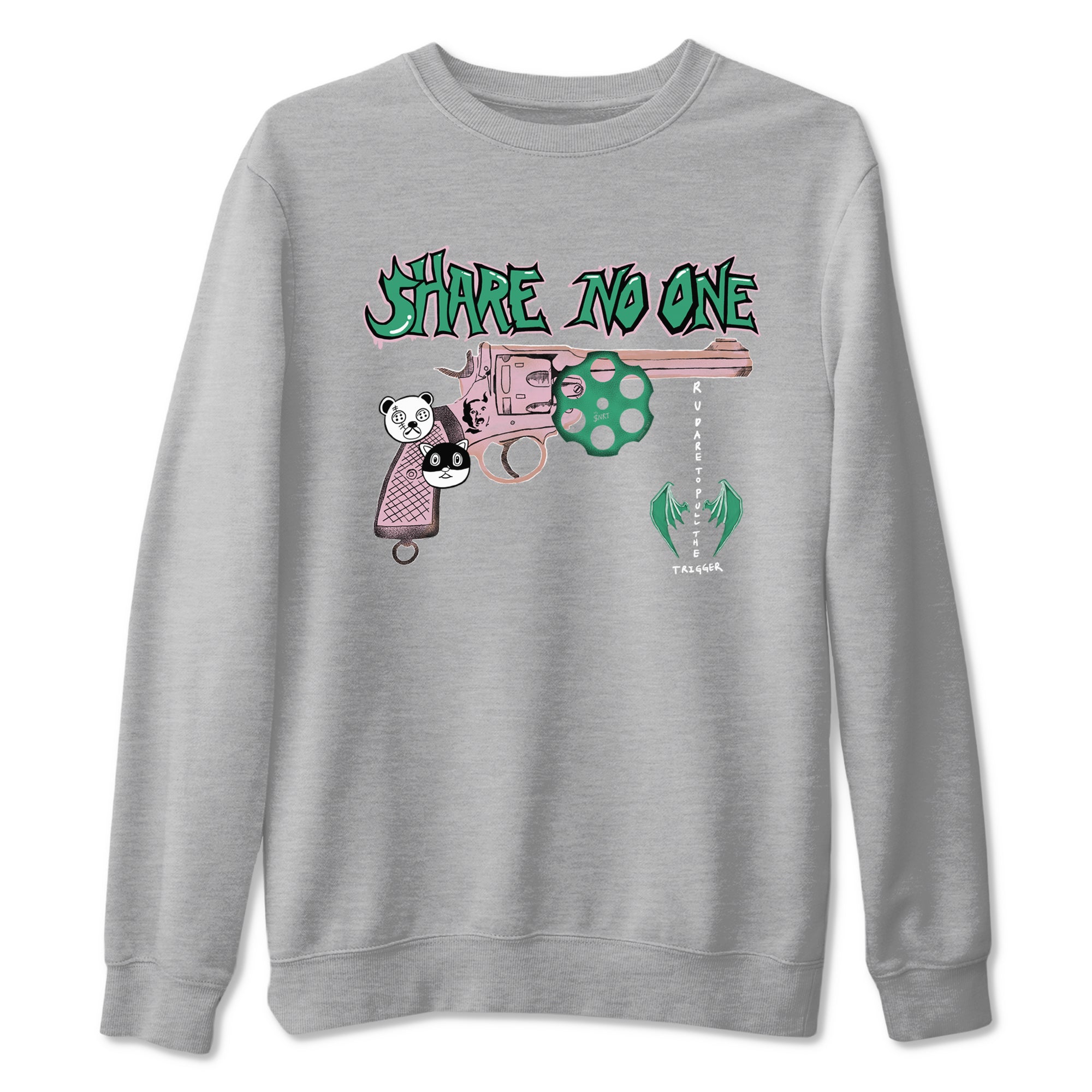 Share No One snkmatch Tees - Dunk Medium Soft Pink Malachite