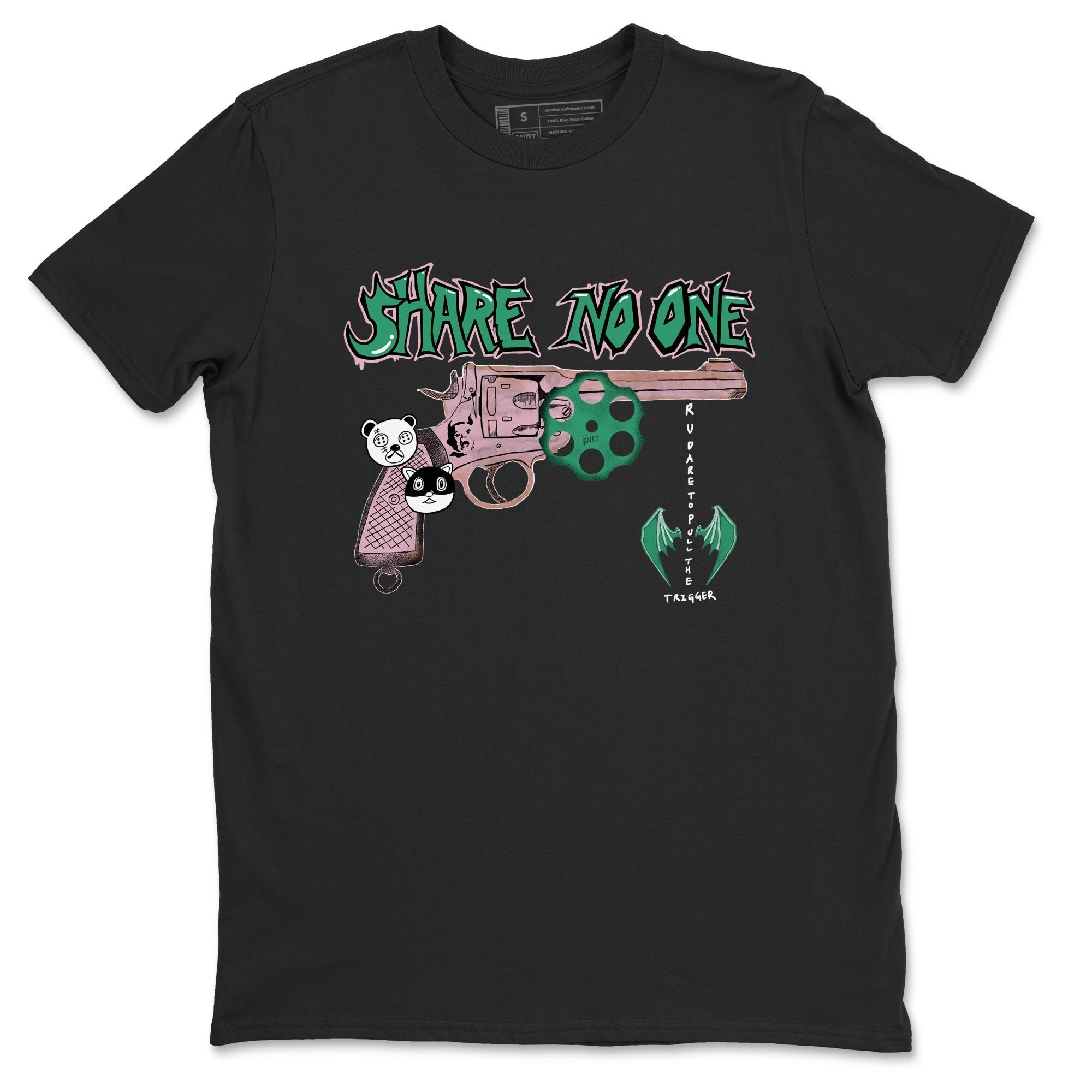 Share No One snkmatch Tees - Dunk Medium Soft Pink Malachite