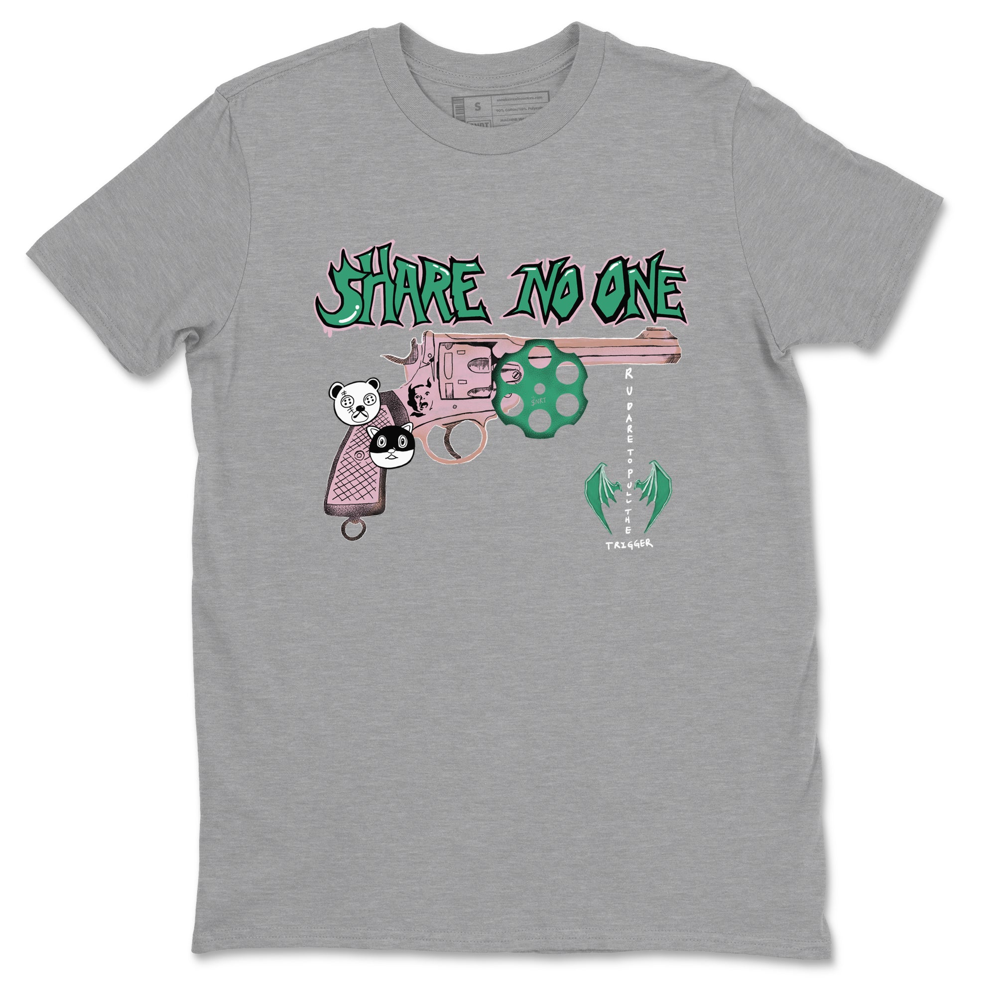 Share No One snkmatch Tees - Dunk Medium Soft Pink Malachite