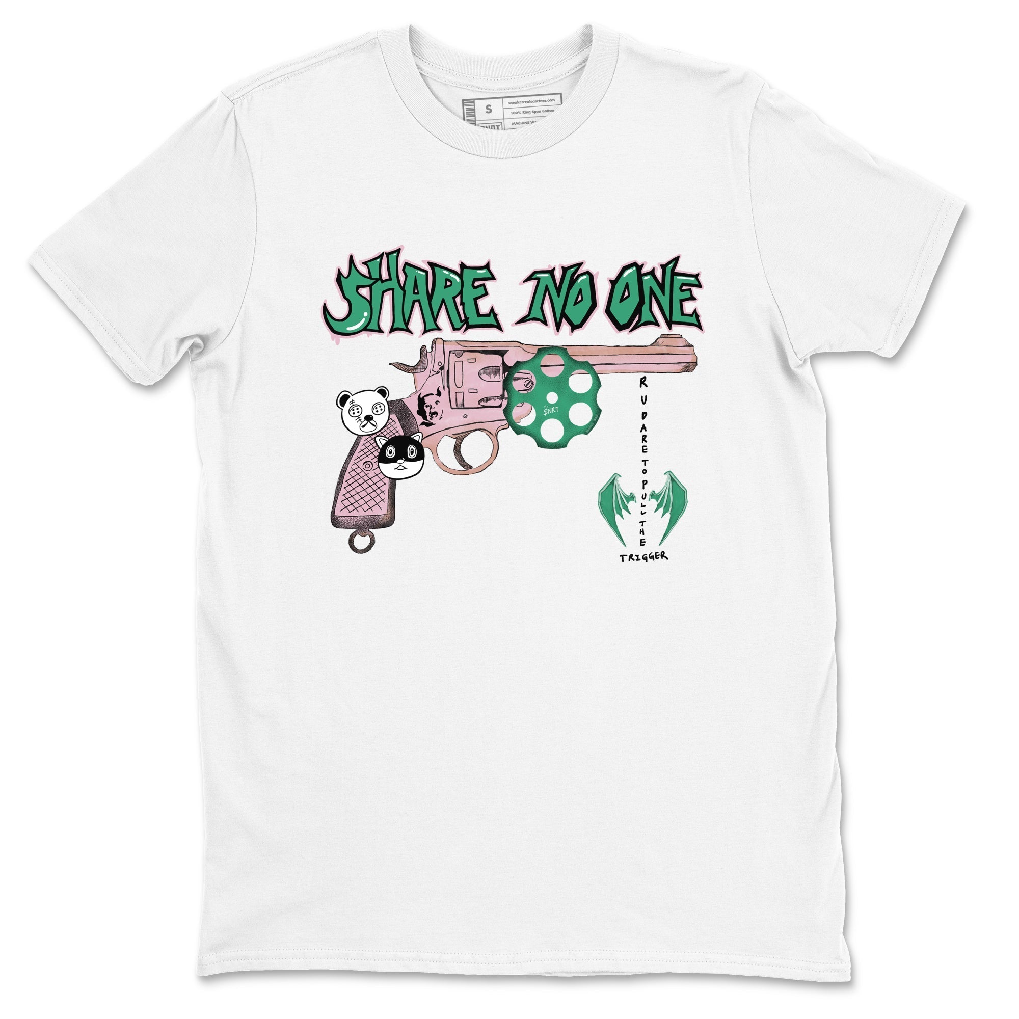 Share No One snkmatch Tees - Dunk Medium Soft Pink Malachite