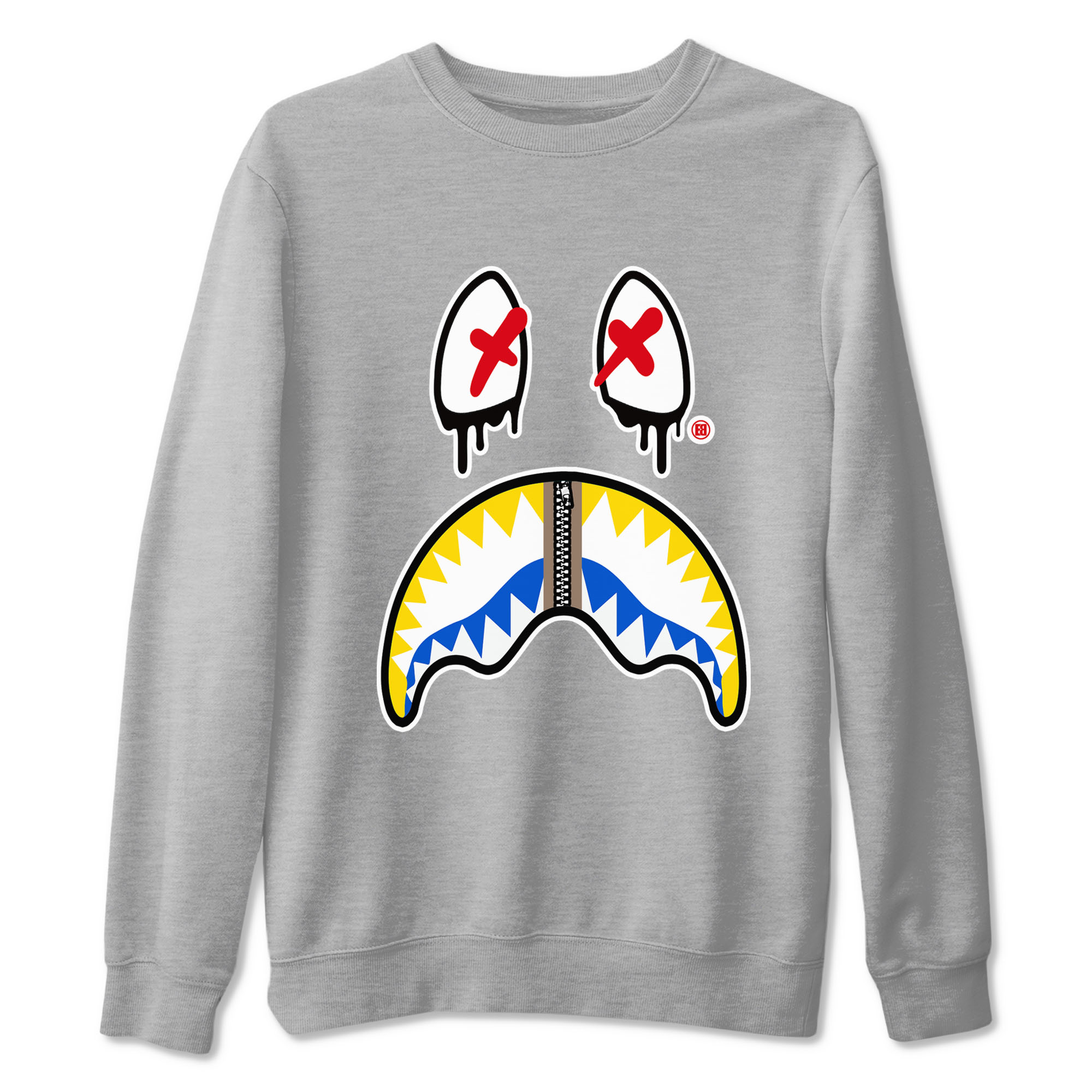 Shark Face snkmatch Tees - Air Jordan 1 Travis Scott Canary