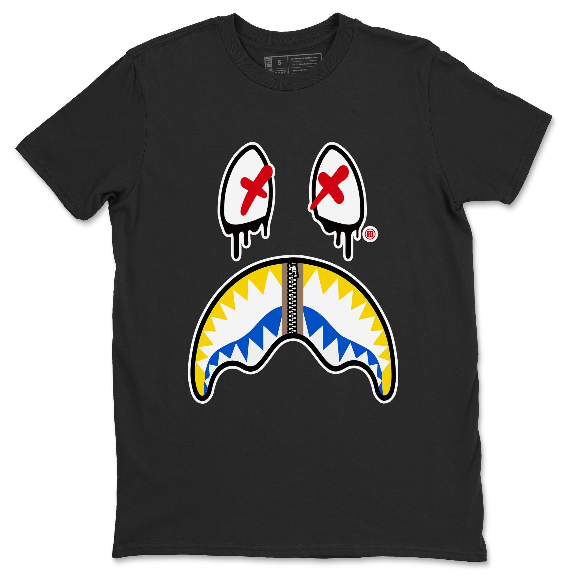 Shark Face snkmatch Tees - Air Jordan 1 Travis Scott Canary