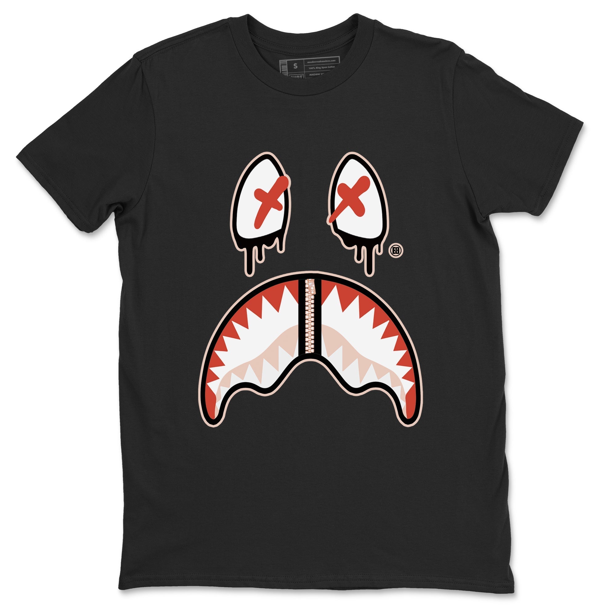 Shark Face snkmatch Tees - Air Jordan 13 Dune Red