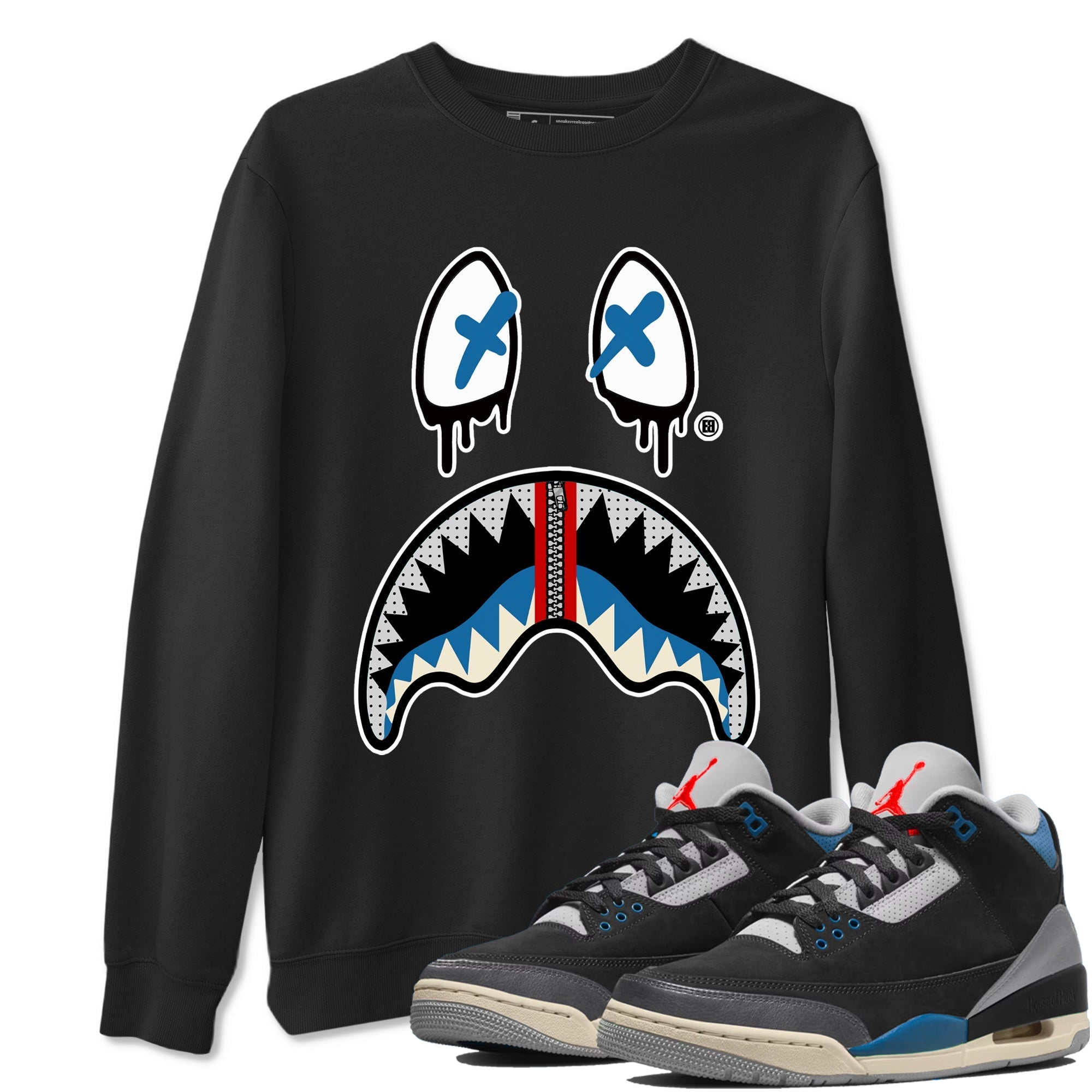 Shark Face snkmatch Tees - Air Jordan 3 Rare Air