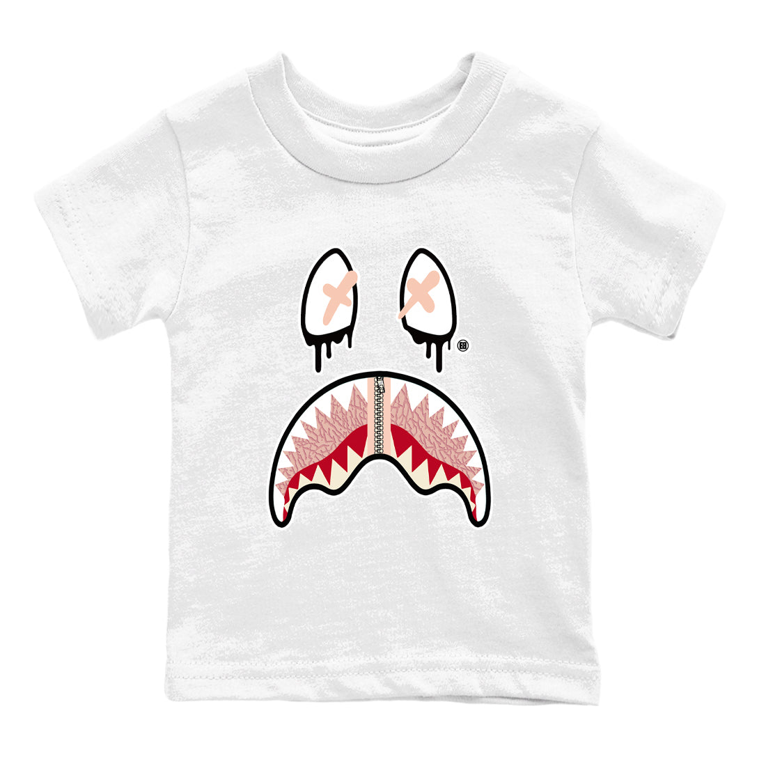 Shark Face snkmatch Tees Kids - Air Jordan 3 Valentines Day