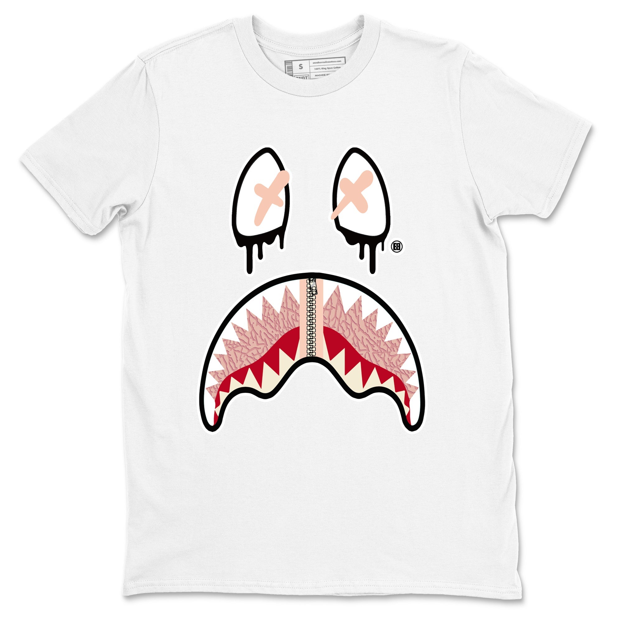 Shark Face snkmatch Tees - Air Jordan 3 Valentines Day