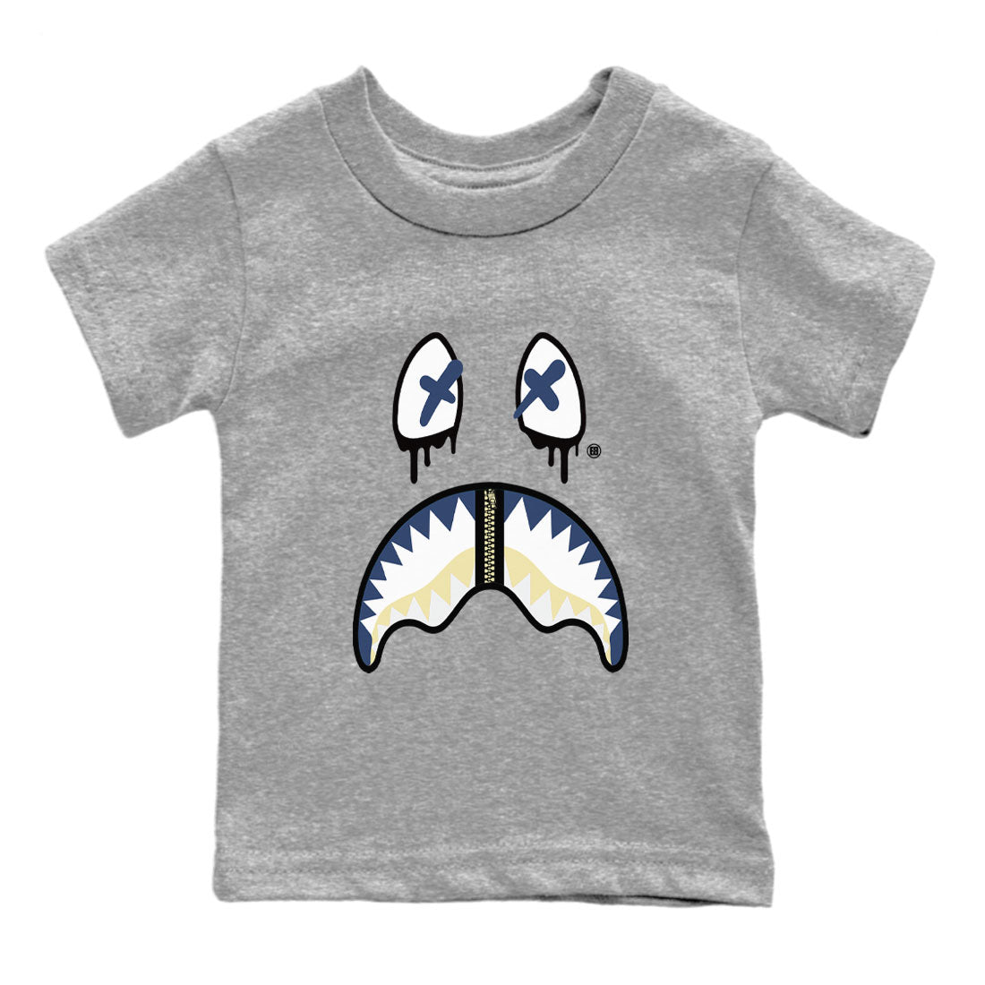 Shark Face snkmatch Tee Kids - Air Jordan 5 A Ma Maniere x Photon Dust
