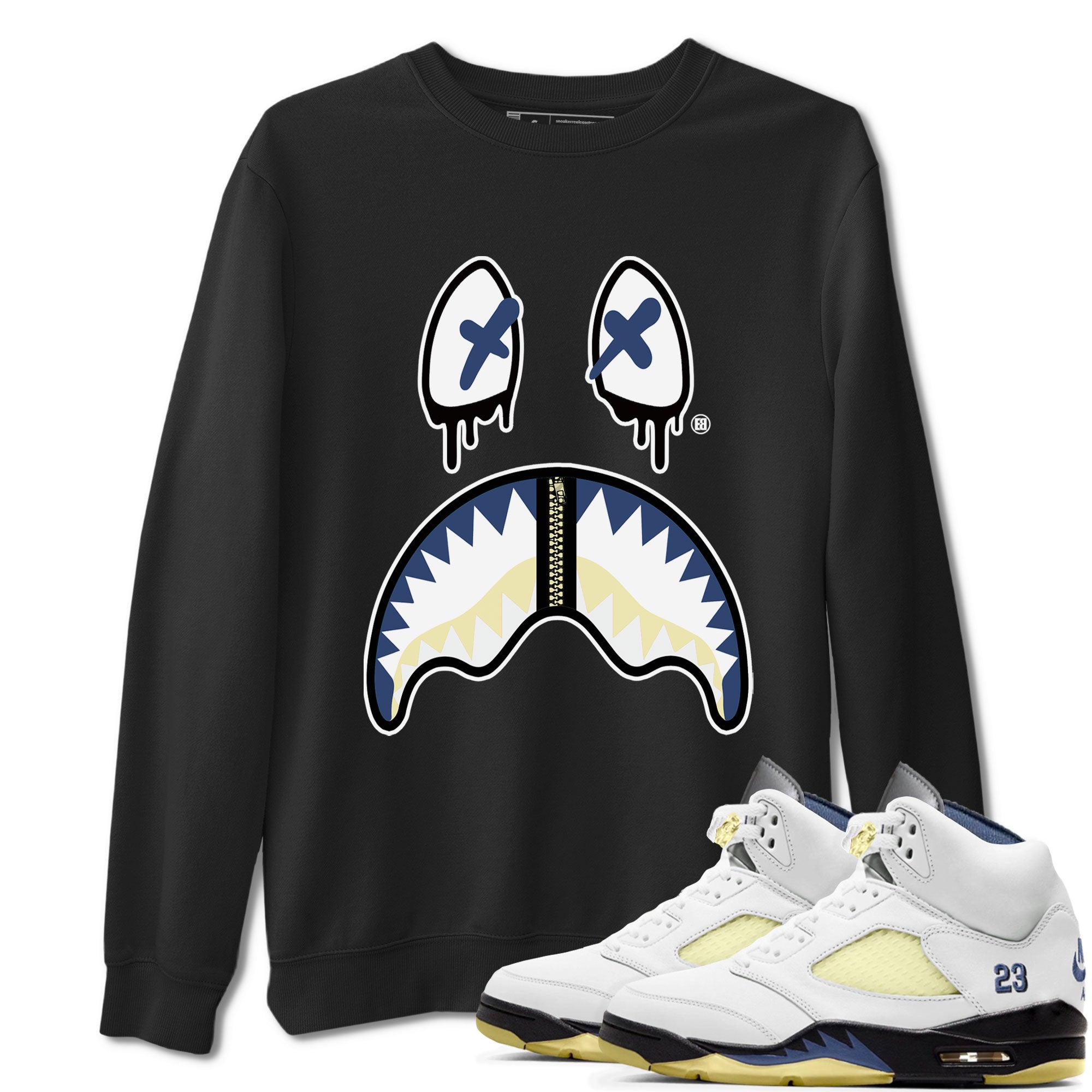 Shark Face snkmatch Tee - Air Jordan 5 A Ma Maniere x Photon Dust