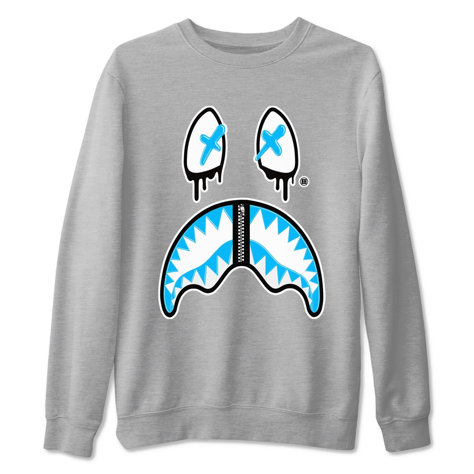Shark Face snkmatch Tees - Air Jordan 9 Powder Blue