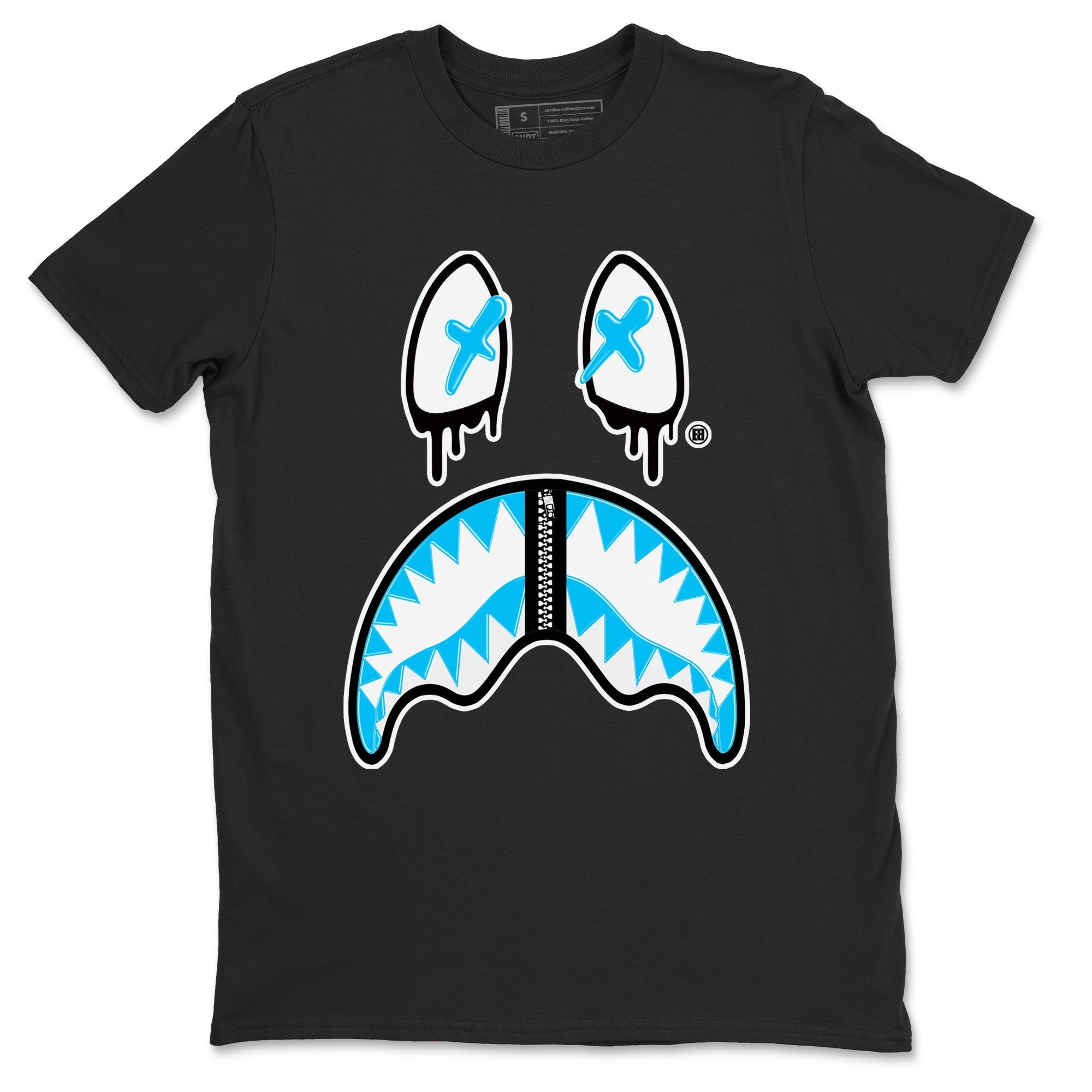 Shark Face snkmatch Tees - Air Jordan 9 Powder Blue