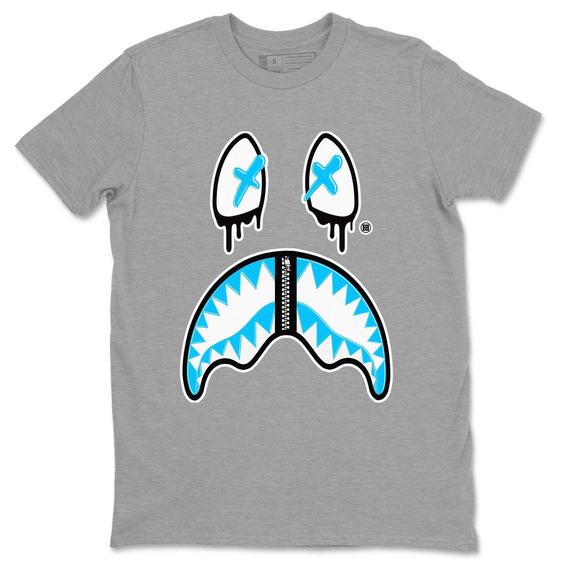 Shark Face snkmatch Tees - Air Jordan 9 Powder Blue