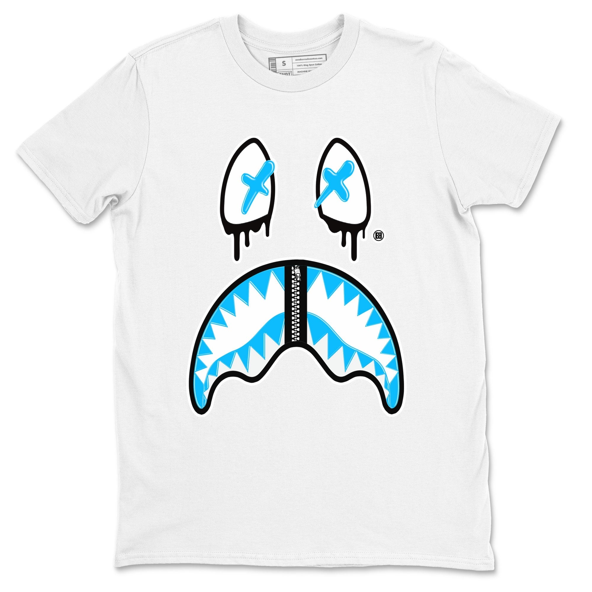 Shark Face snkmatch Tees - Air Jordan 9 Powder Blue