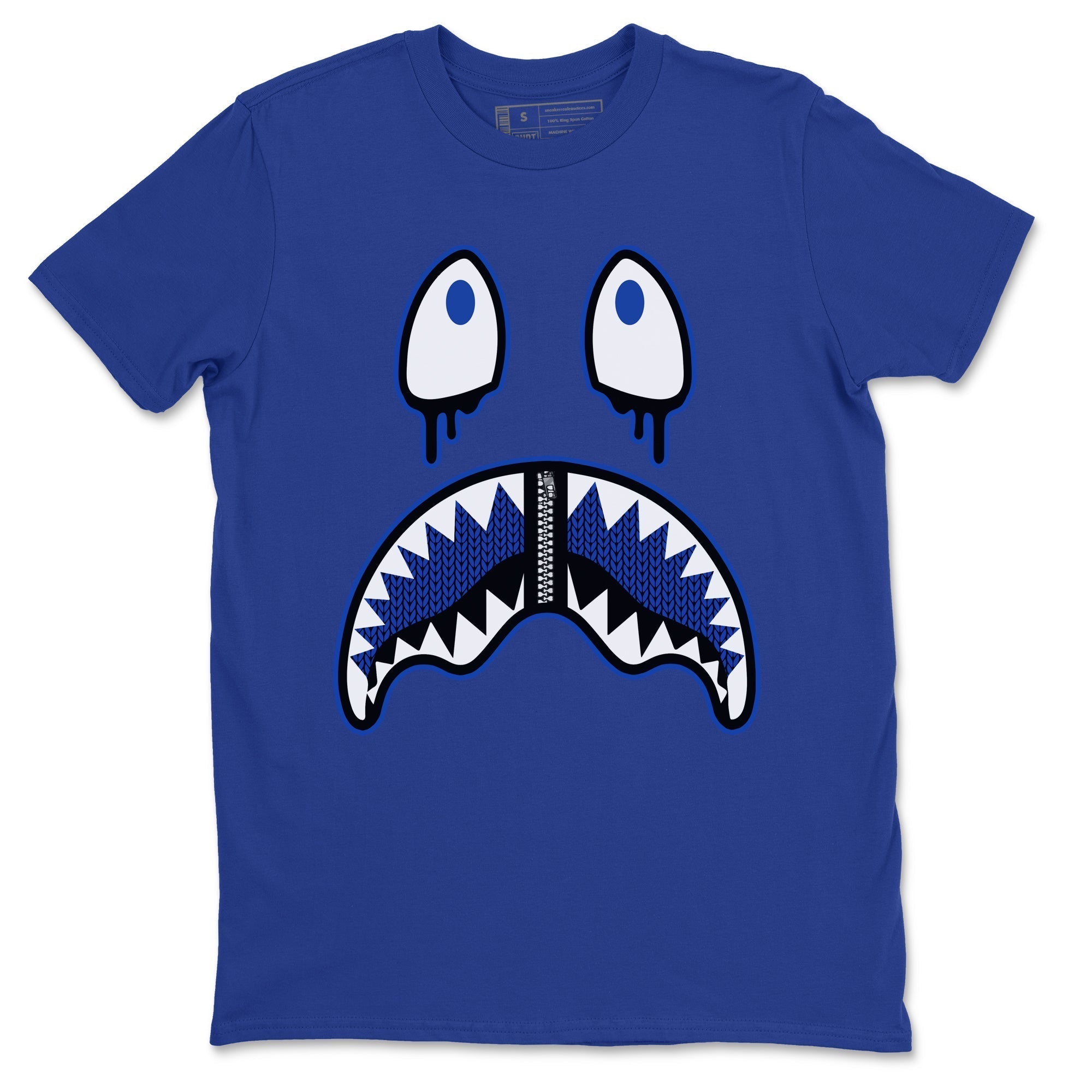 Shark Face Unisex Tops - Yeezy 350 Dazzling Blue