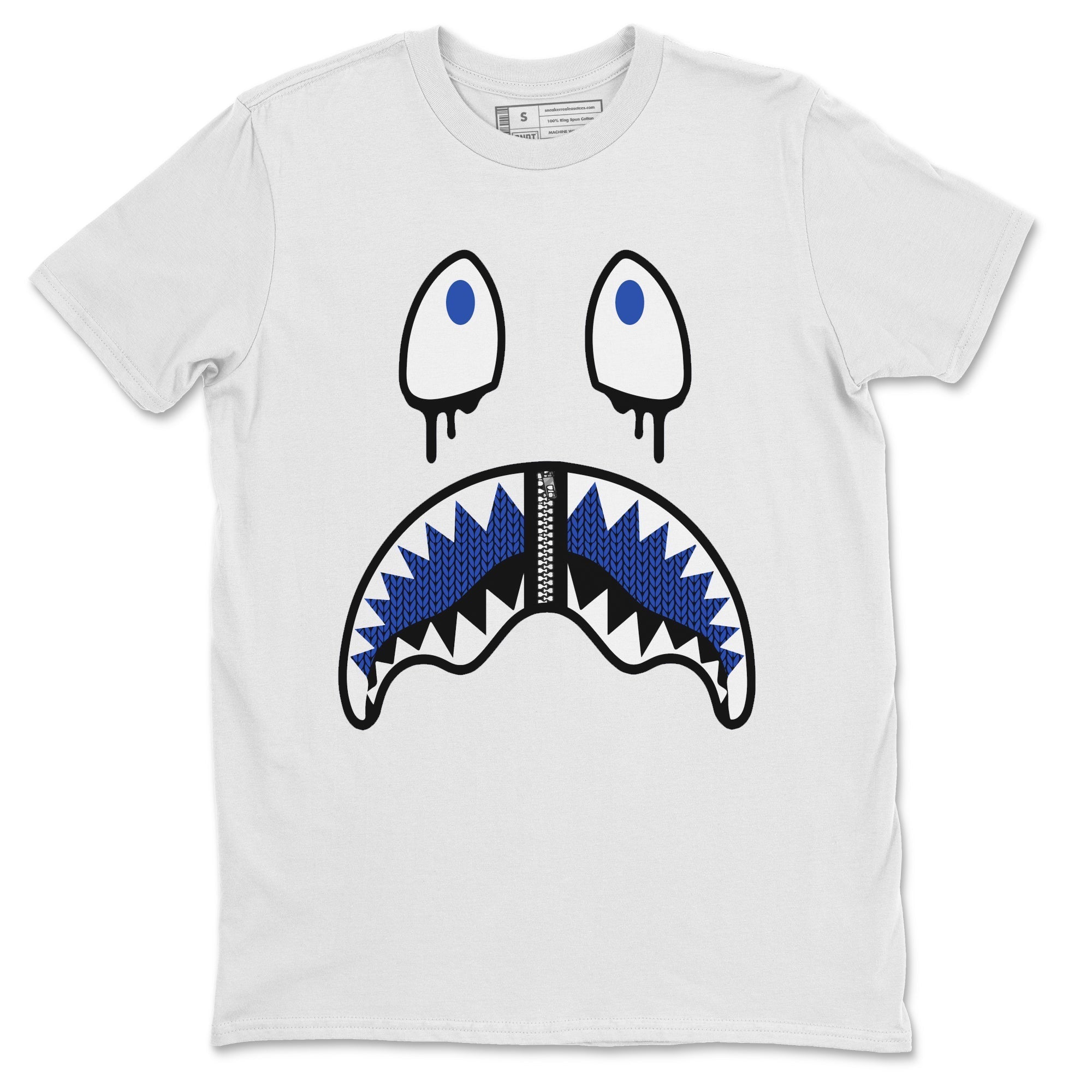 Shark Face Unisex Tops - Yeezy 350 Dazzling Blue