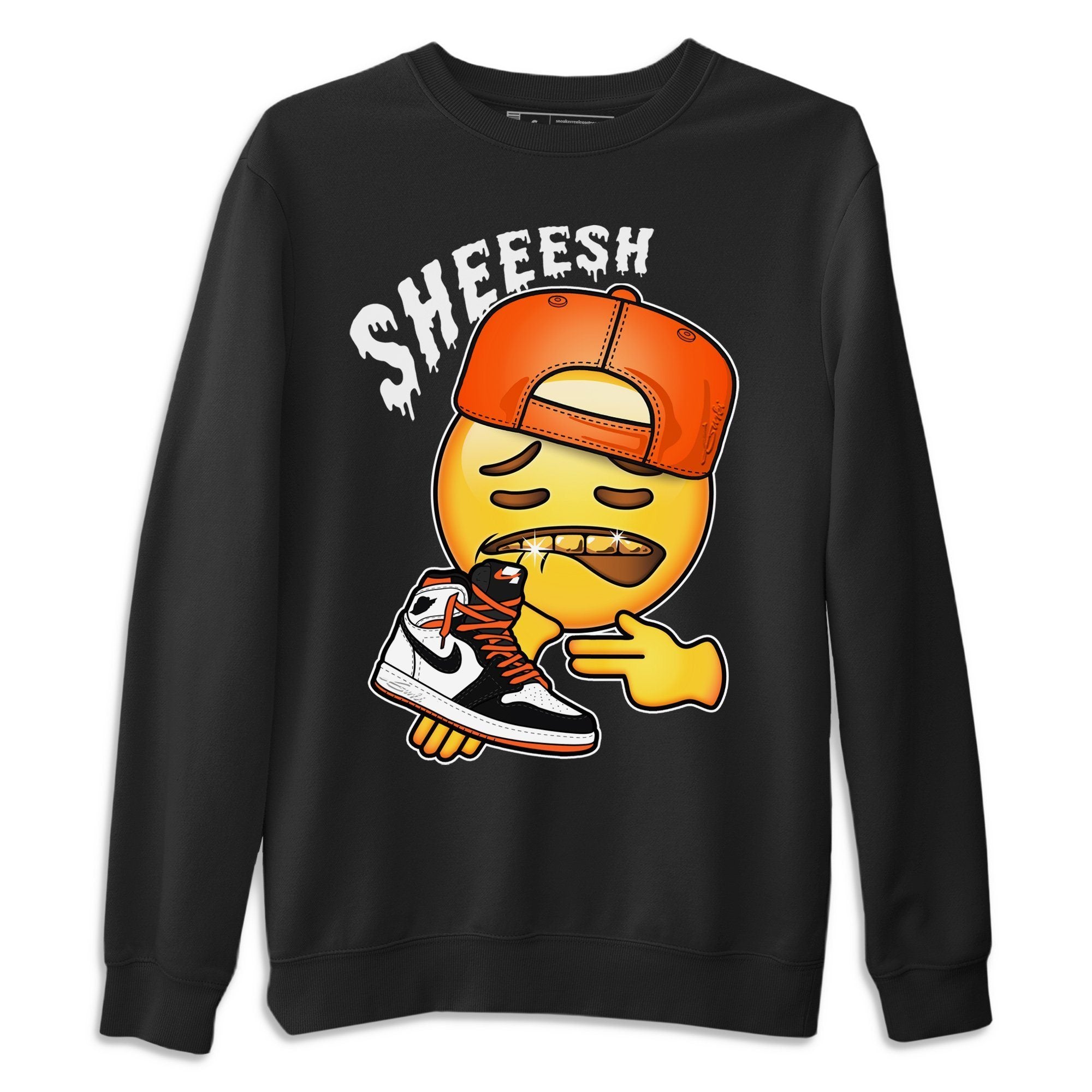 Sheesh Unisex Tops - Air Jordan 1 Electro Orange