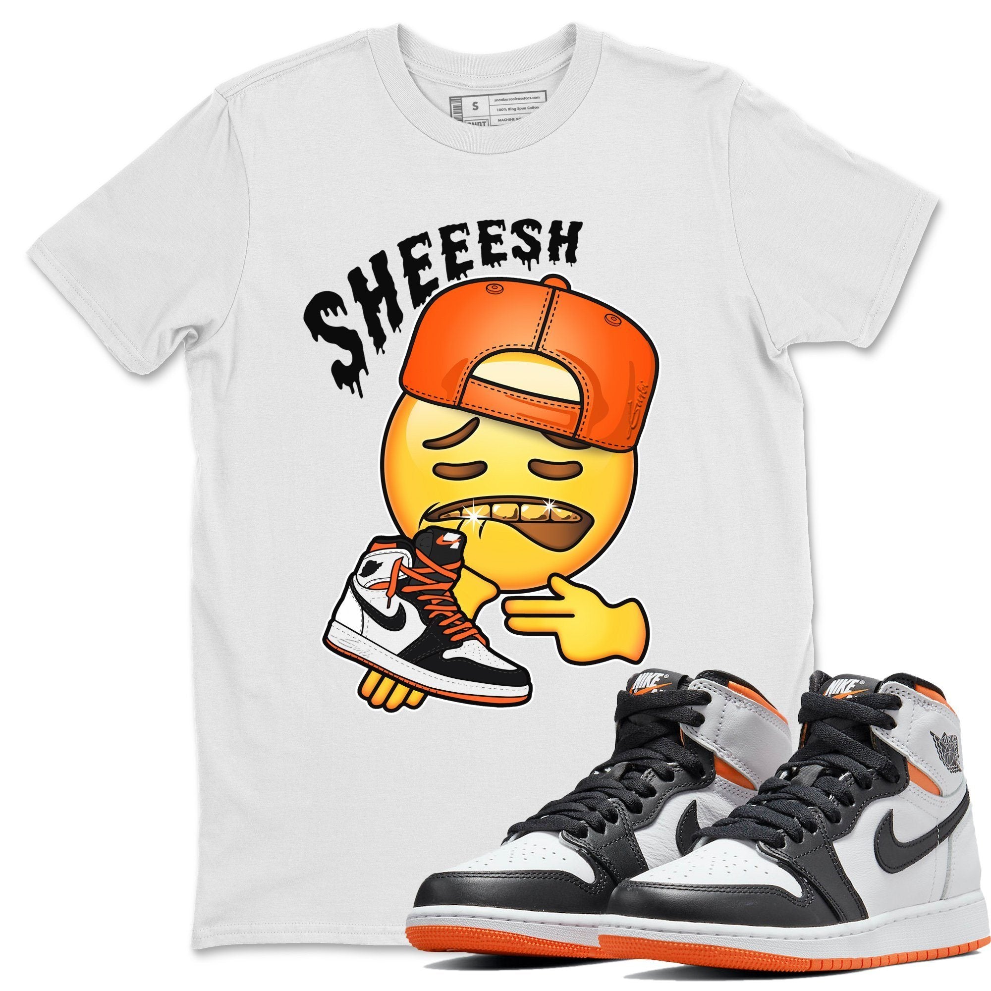 Sheesh Unisex Tops - Air Jordan 1 Electro Orange