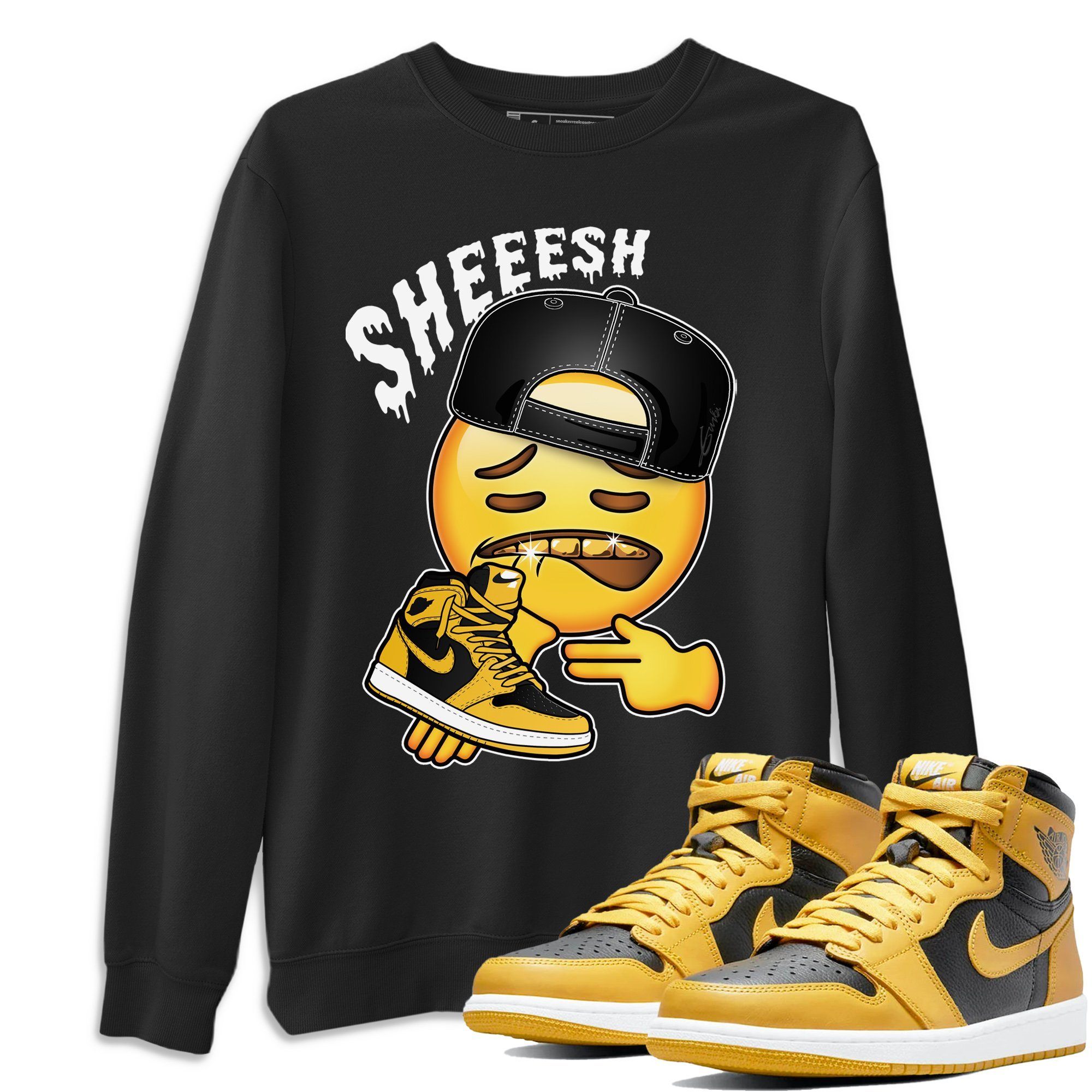 Sheesh Unisex Tops - Air Jordan 1 Pollen