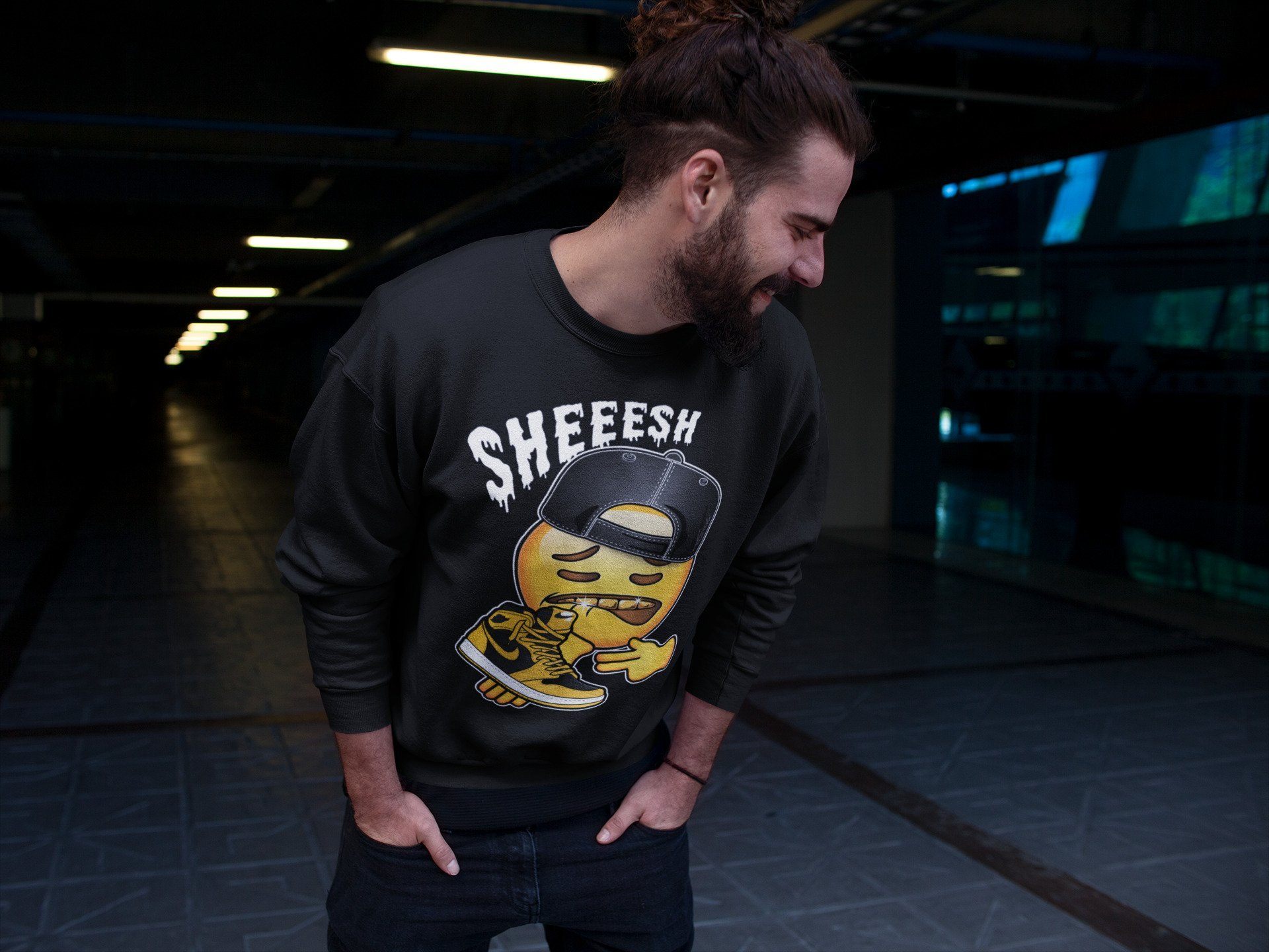 Sheesh Unisex Tops - Air Jordan 1 Pollen