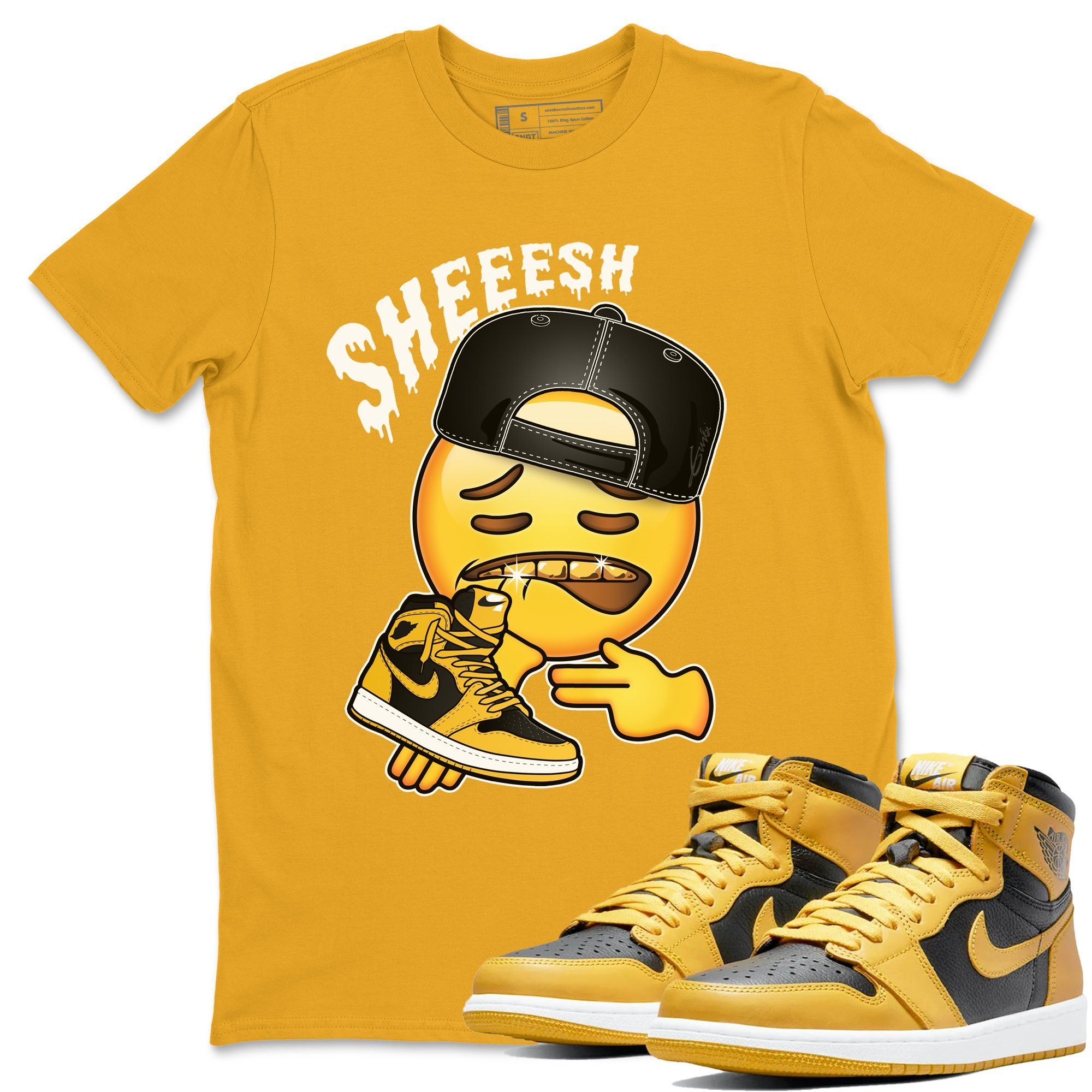 Sheesh Unisex Tops - Air Jordan 1 Pollen