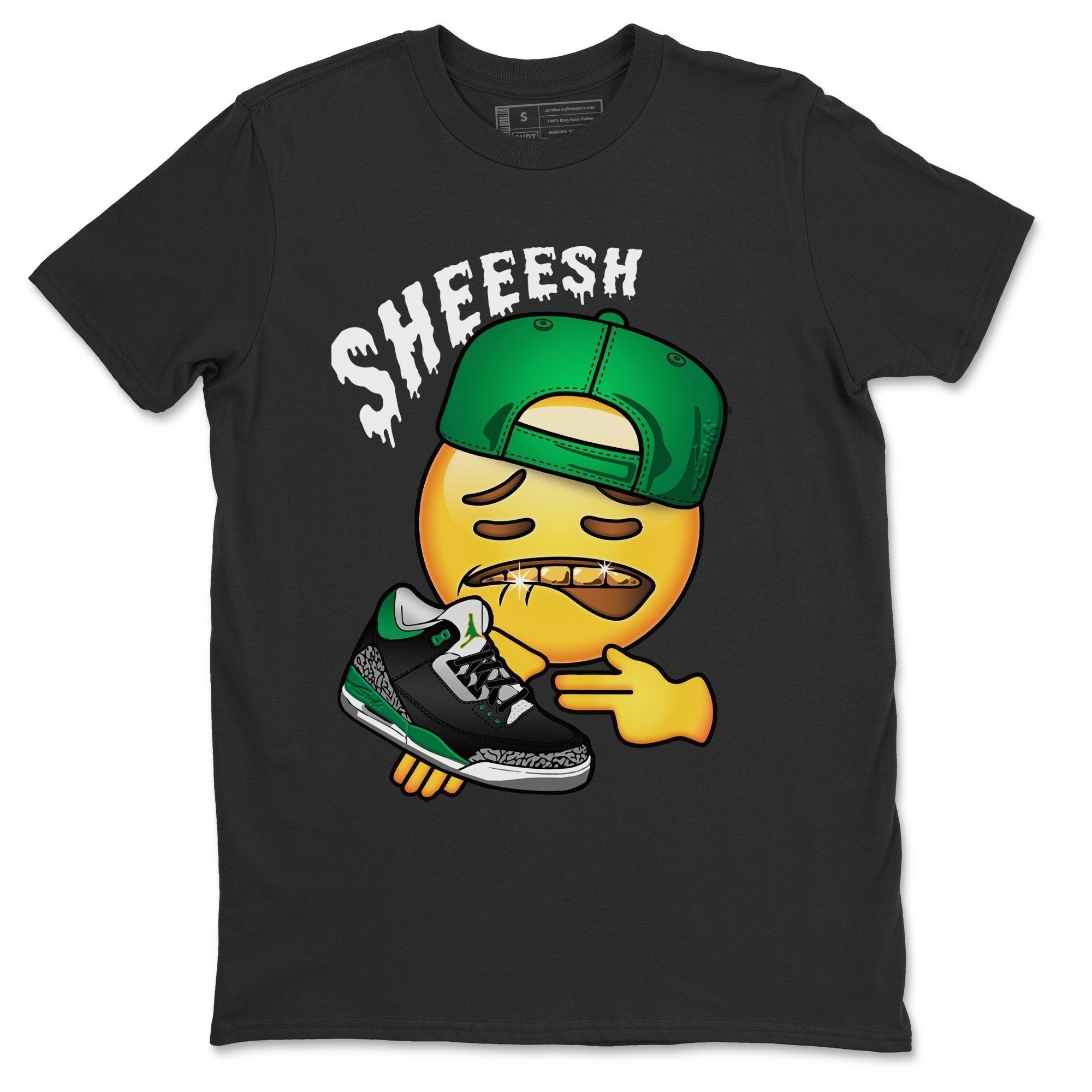 Sheesh Unisex Tops - Air Jordan 3 Pine Green