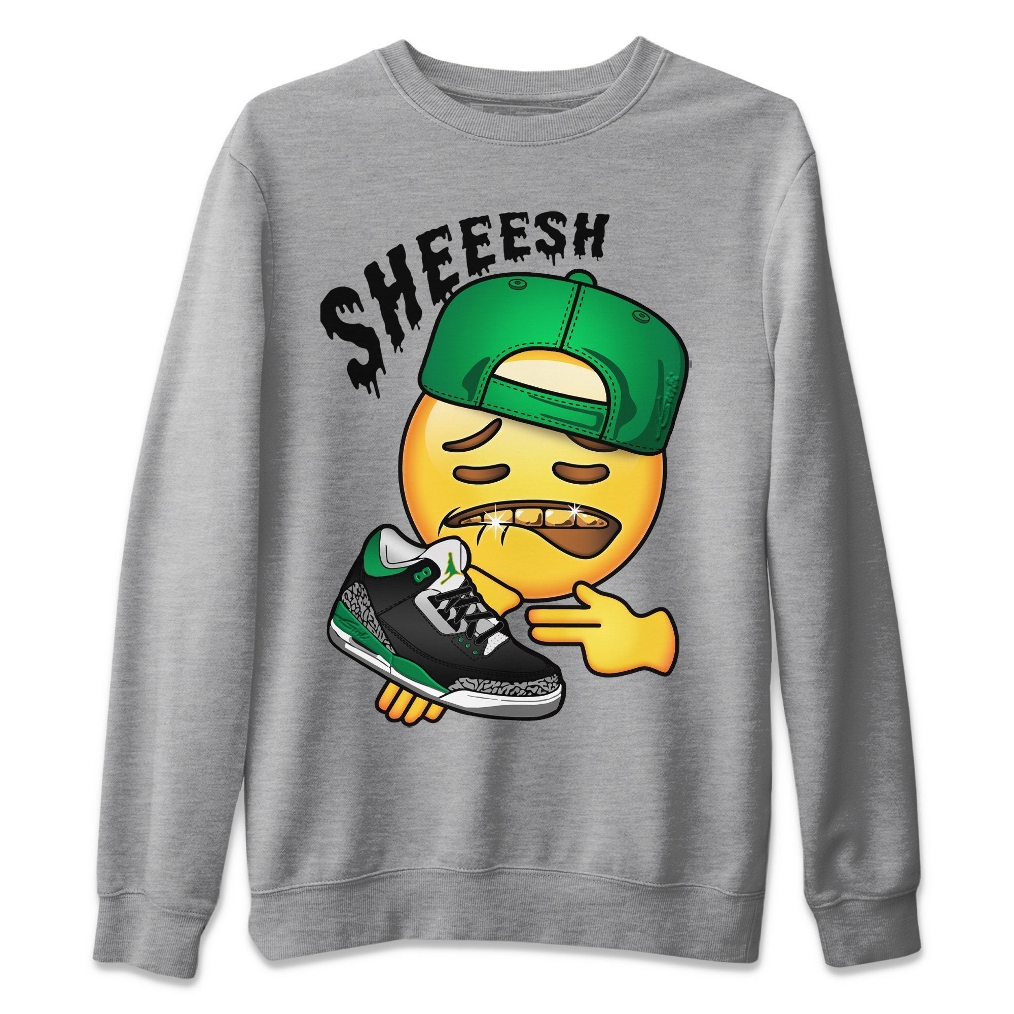 Sheesh Unisex Tops - Air Jordan 3 Pine Green