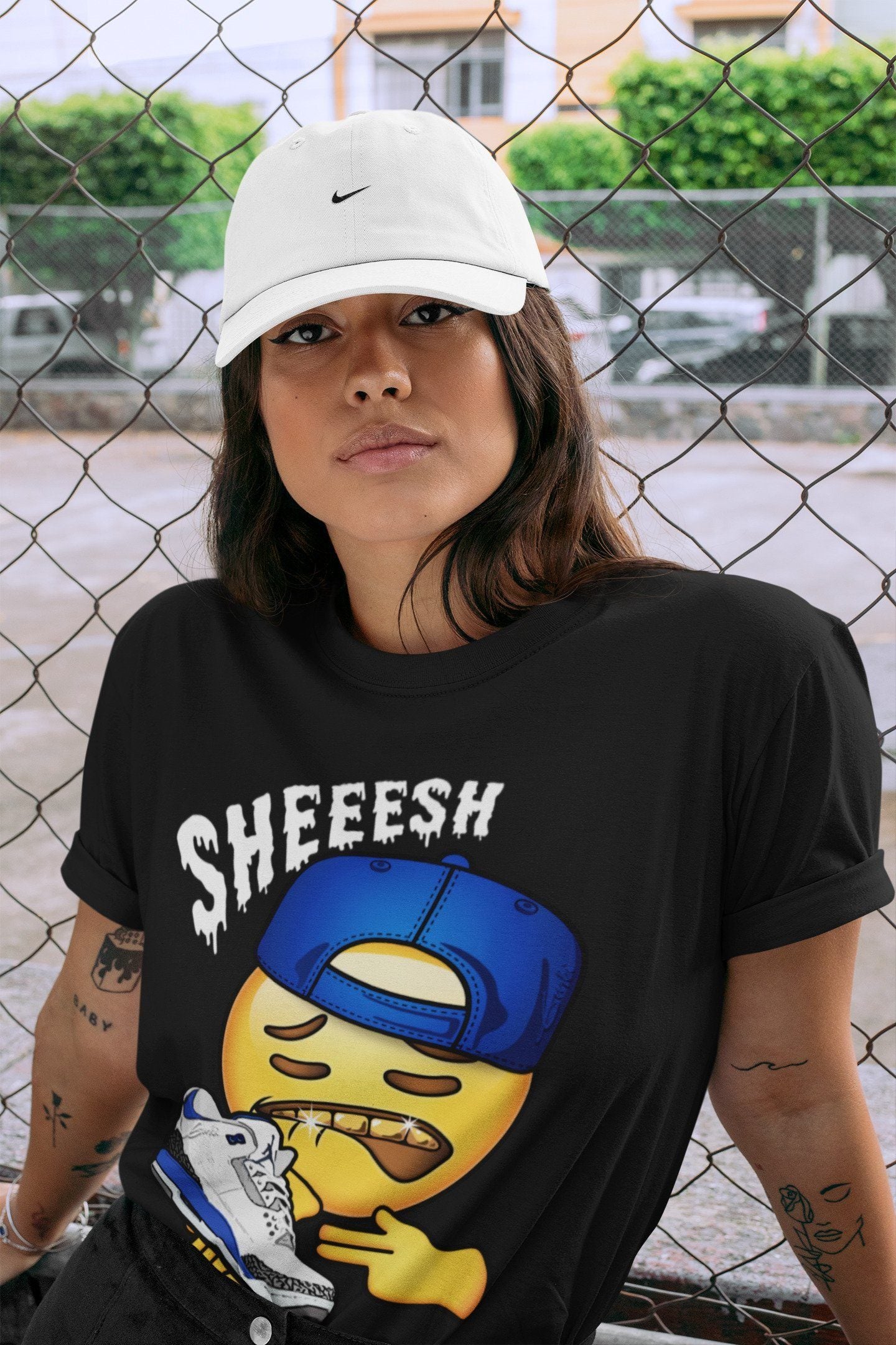 Sheesh Unisex Tops - Air Jordan 3 Racer Blue