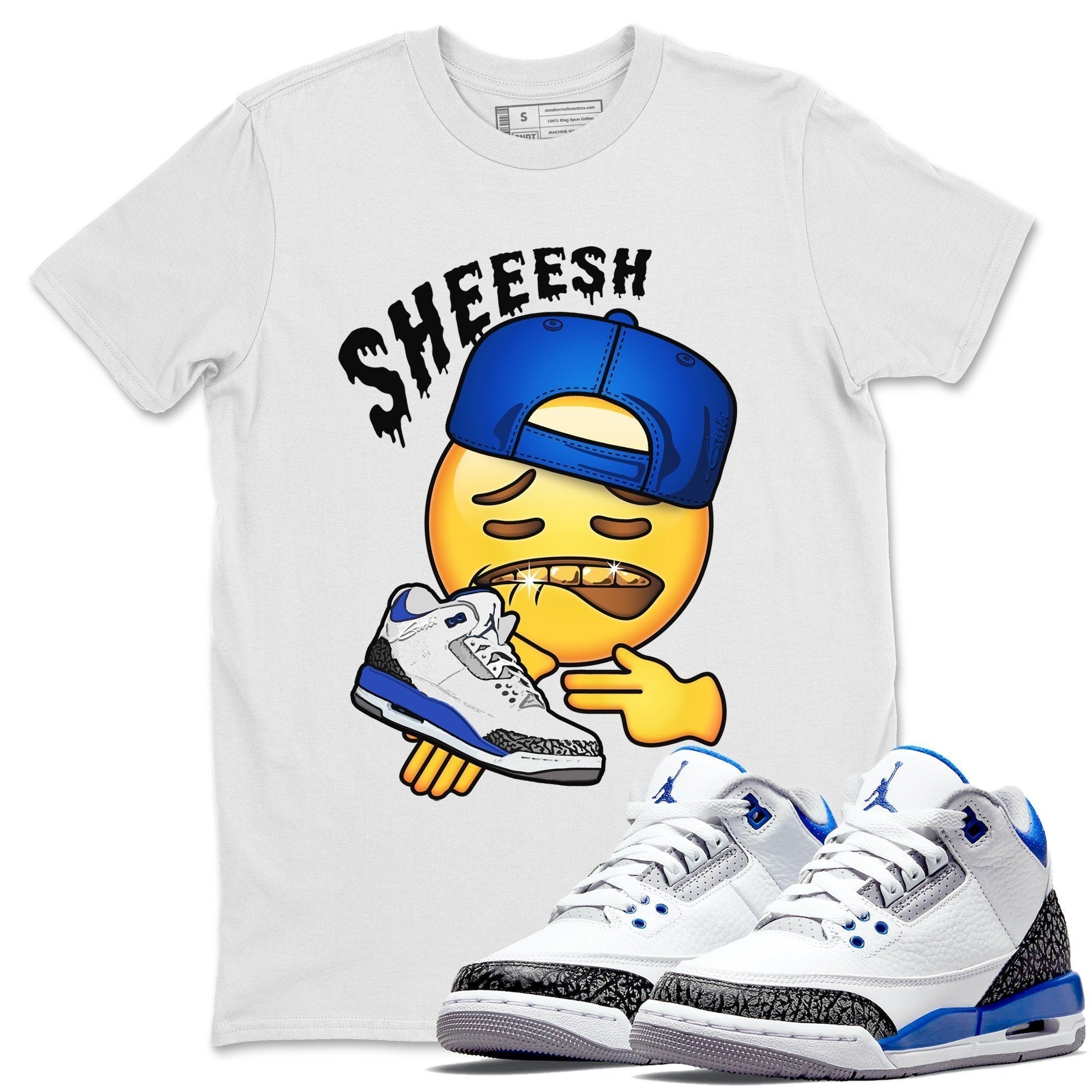 Sheesh Unisex Tops - Air Jordan 3 Racer Blue