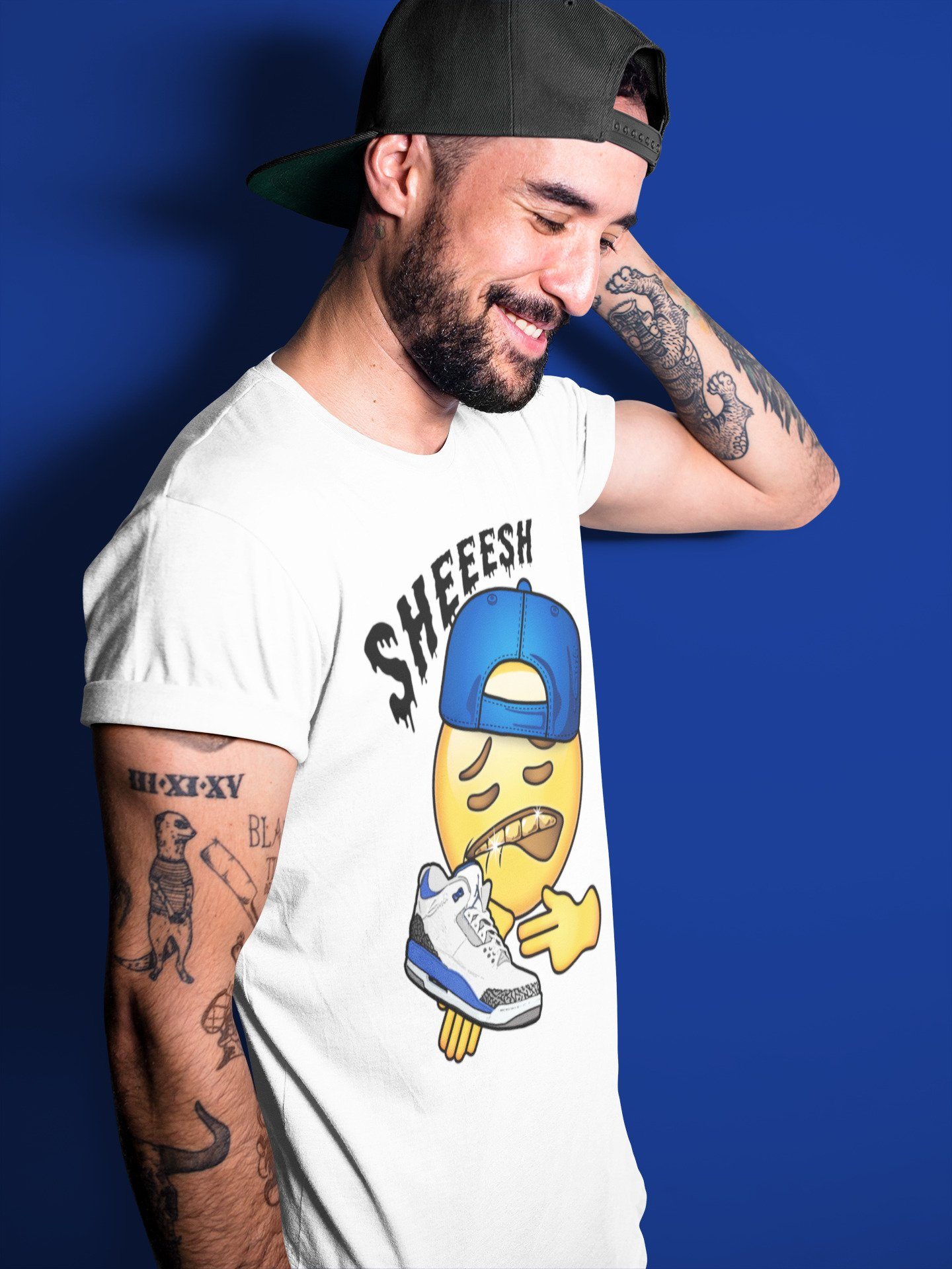 Sheesh Unisex Tops - Air Jordan 3 Racer Blue