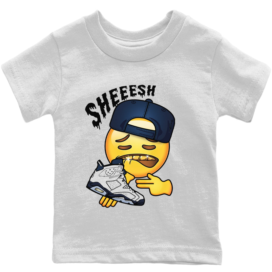 Sheesh Kids Tops - Air Jordan 6 Midnight Navy