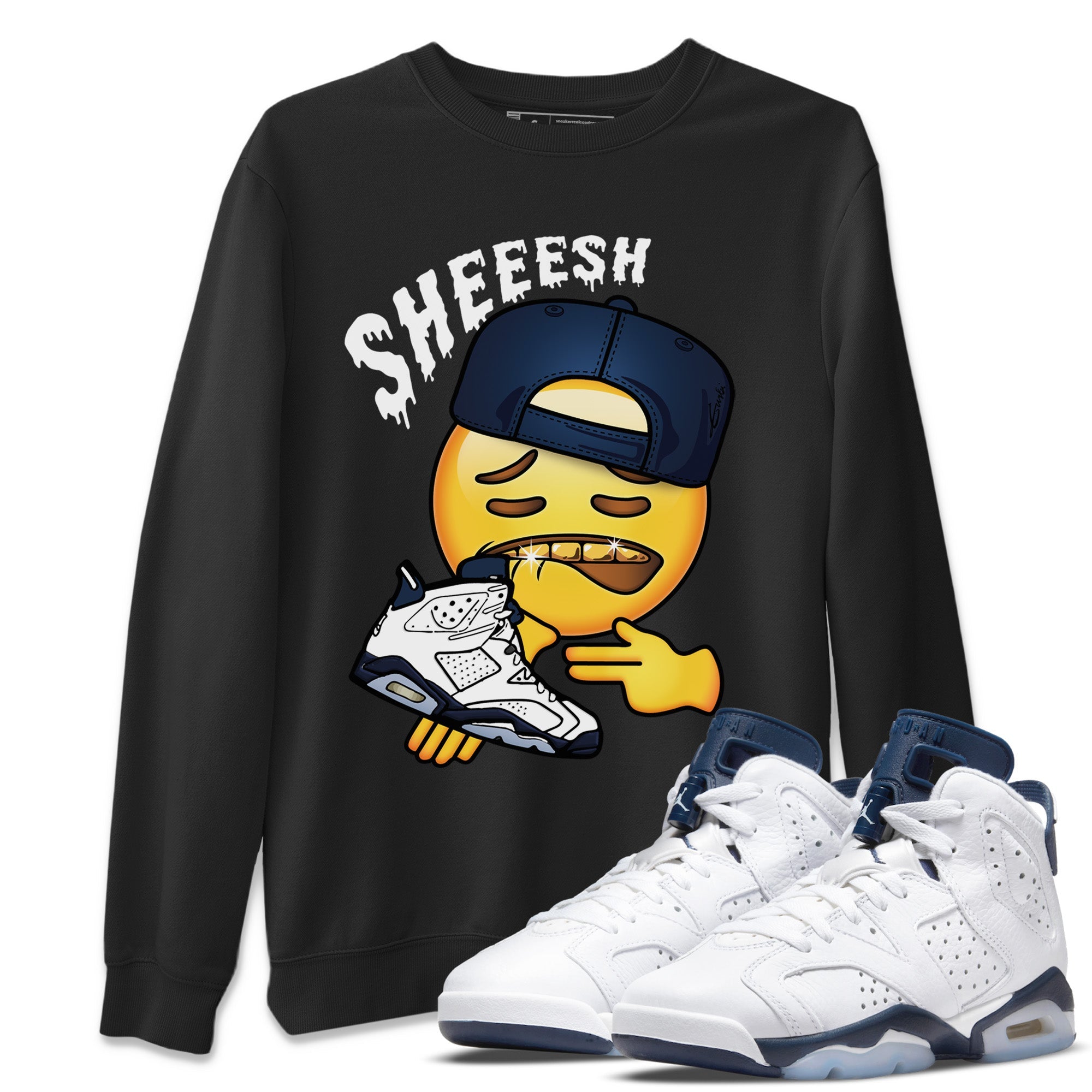 Sheesh Unisex Tops - Air Jordan 6 Midnight Navy
