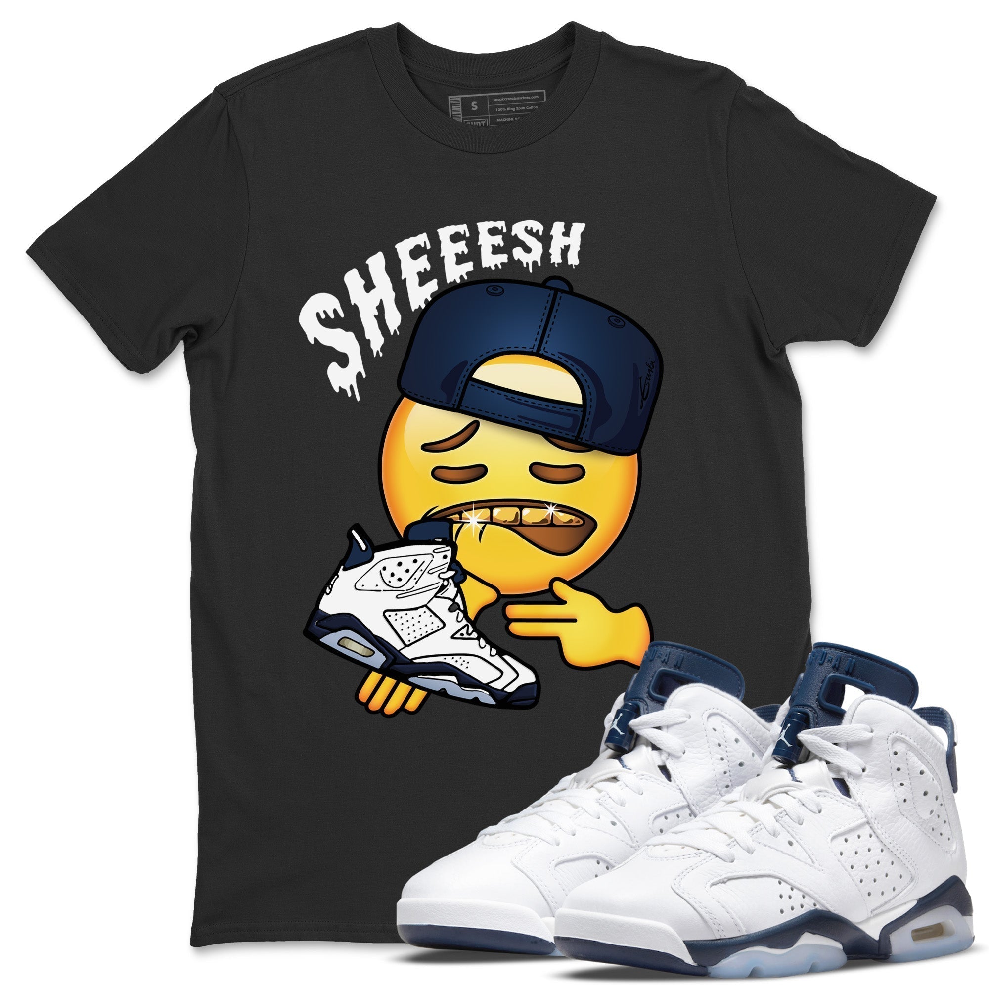 Sheesh Unisex Tops - Air Jordan 6 Midnight Navy