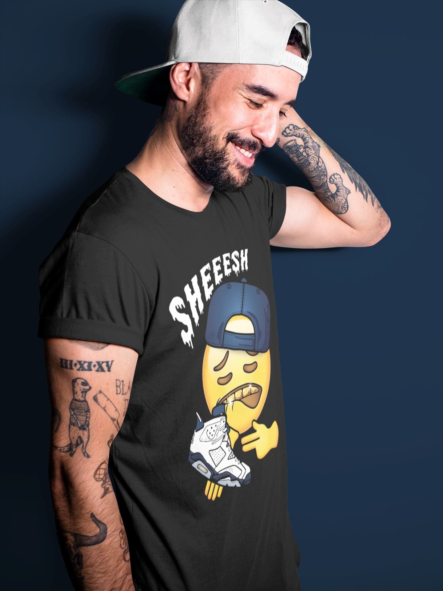 Sheesh Unisex Tops - Air Jordan 6 Midnight Navy