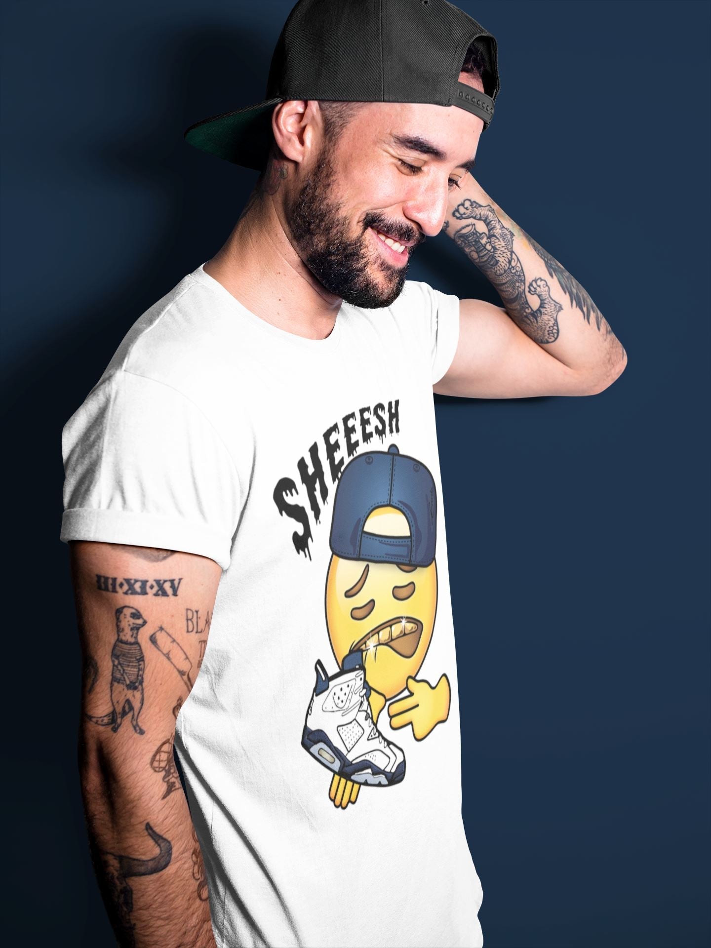 Sheesh Unisex Tops - Air Jordan 6 Midnight Navy
