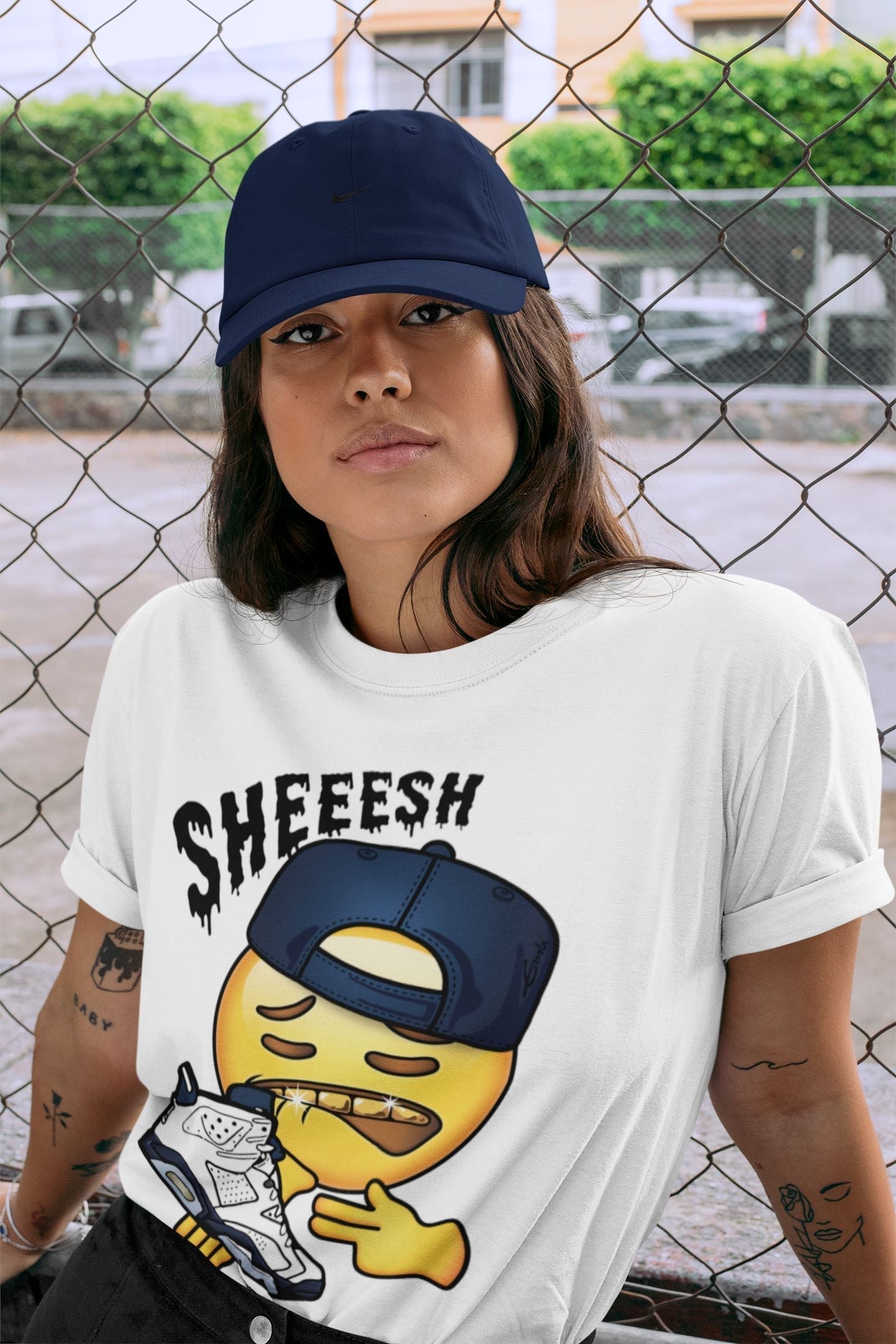 Sheesh Unisex Tops - Air Jordan 6 Midnight Navy