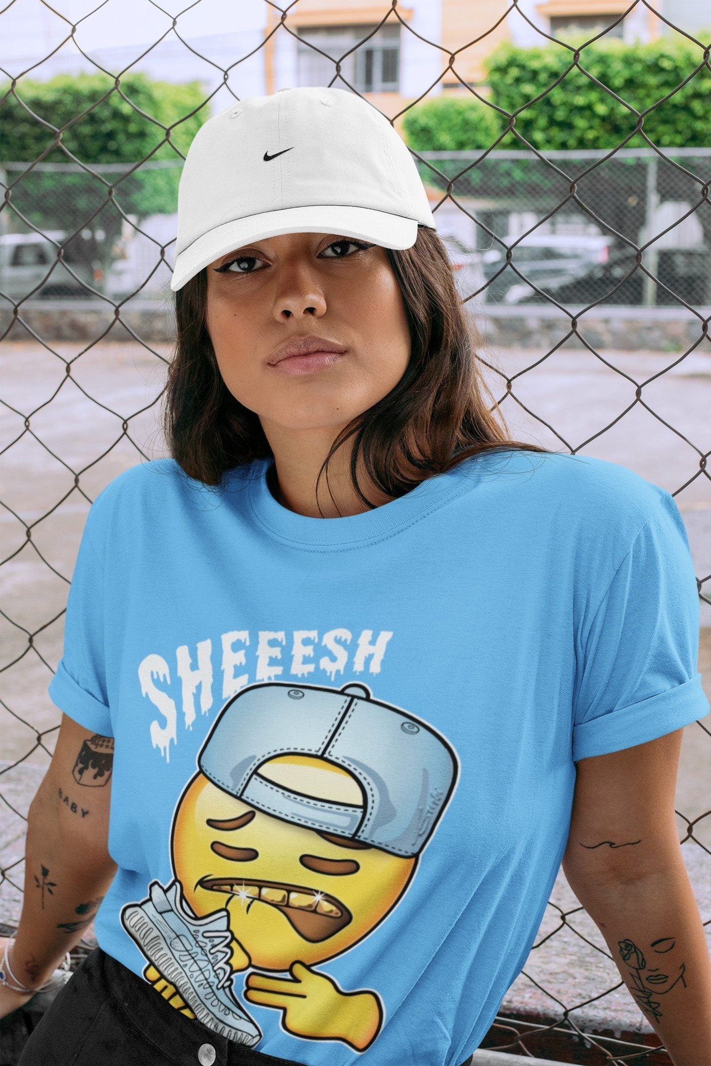 Sheesh Unisex Tops - Yeezy 350 Mono Ice
