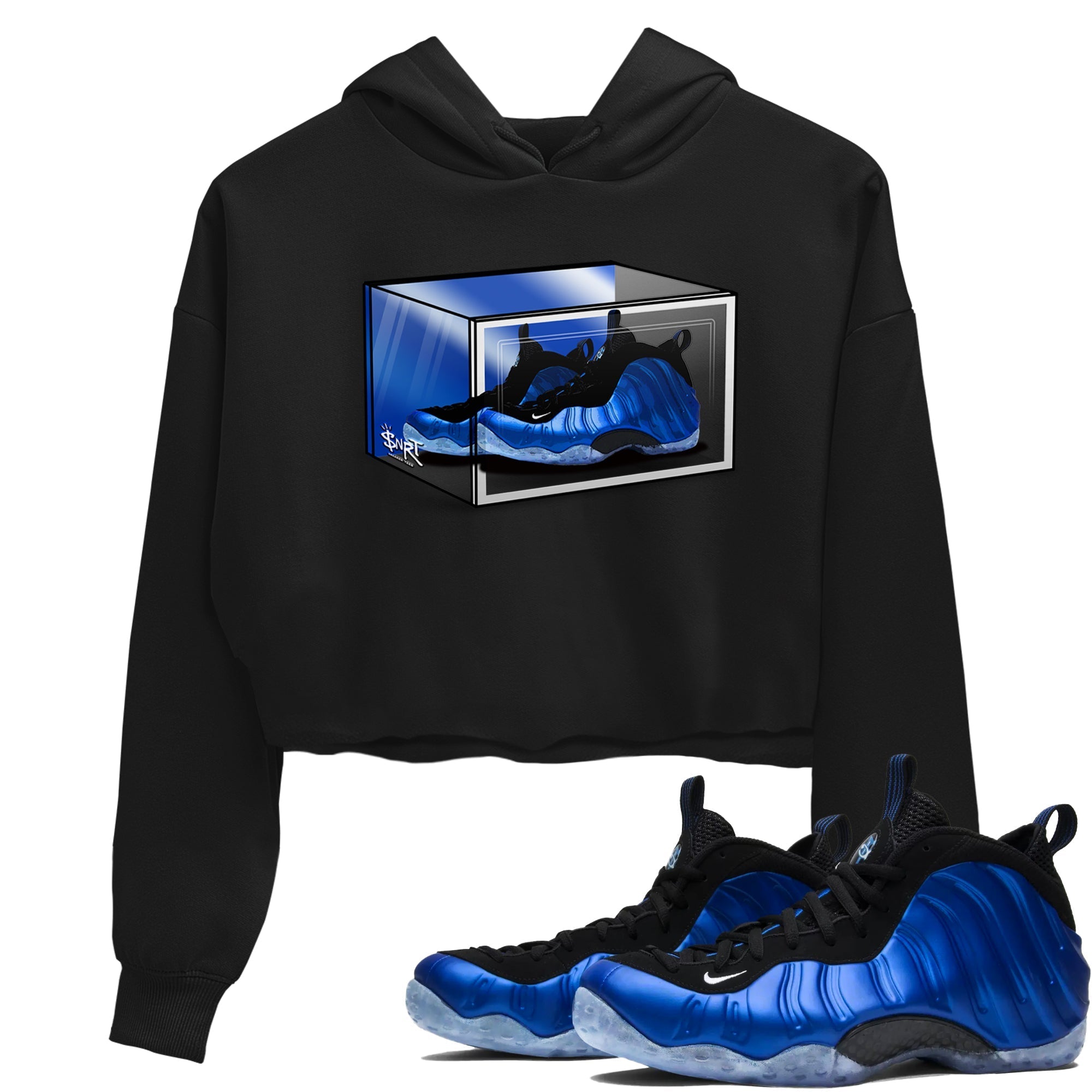 Shoe Box snkmatch Women's Top - Air Foamposite One Royal