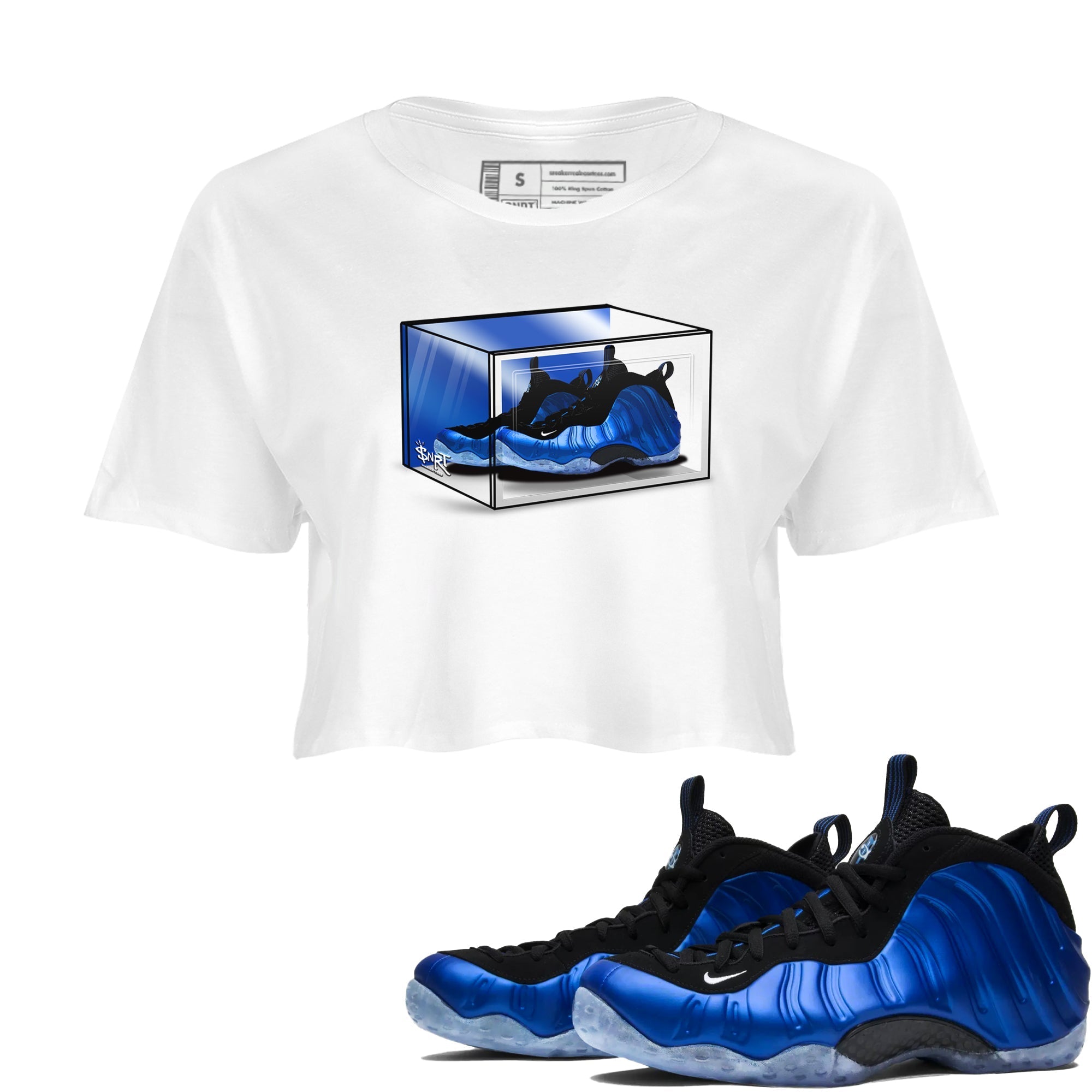 Shoe Box snkmatch Women's Top - Air Foamposite One Royal