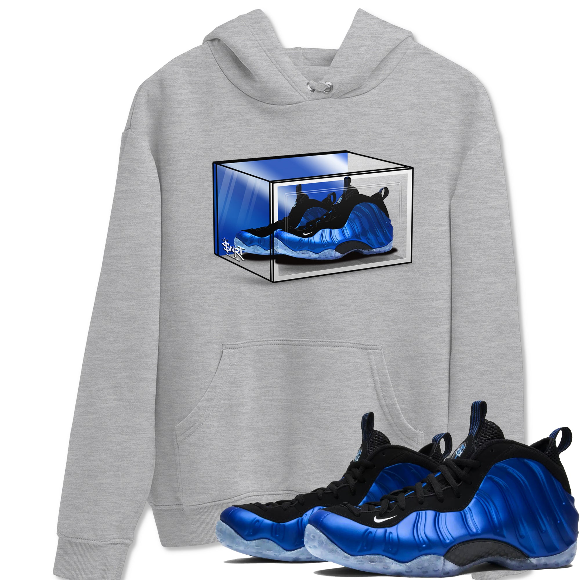 Shoe Box snkmatch Tees - Air Foamposite One Royal