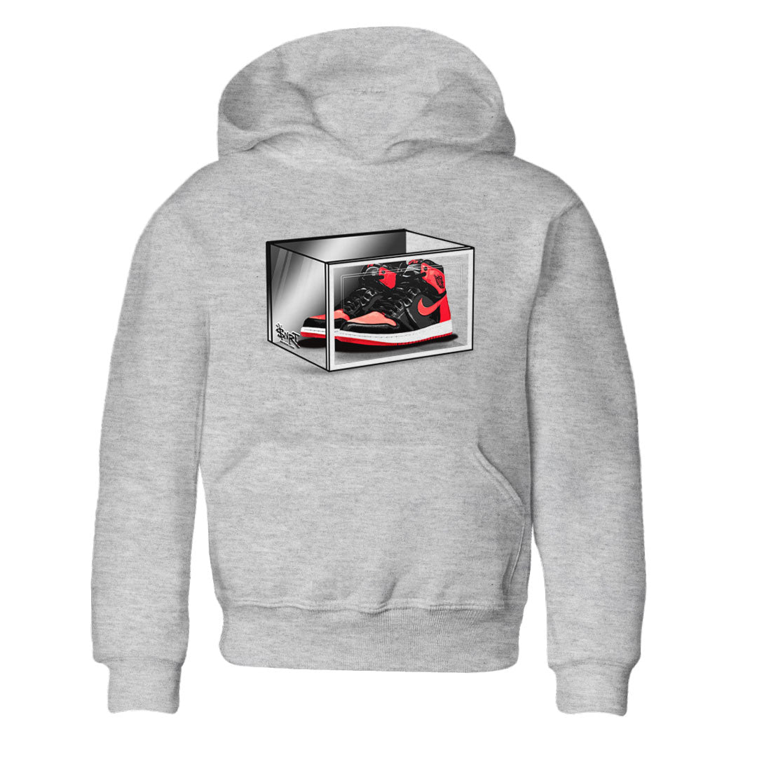 Shoe Box snkmatch Tee Kids - Air Jordan 1 Satin Bred